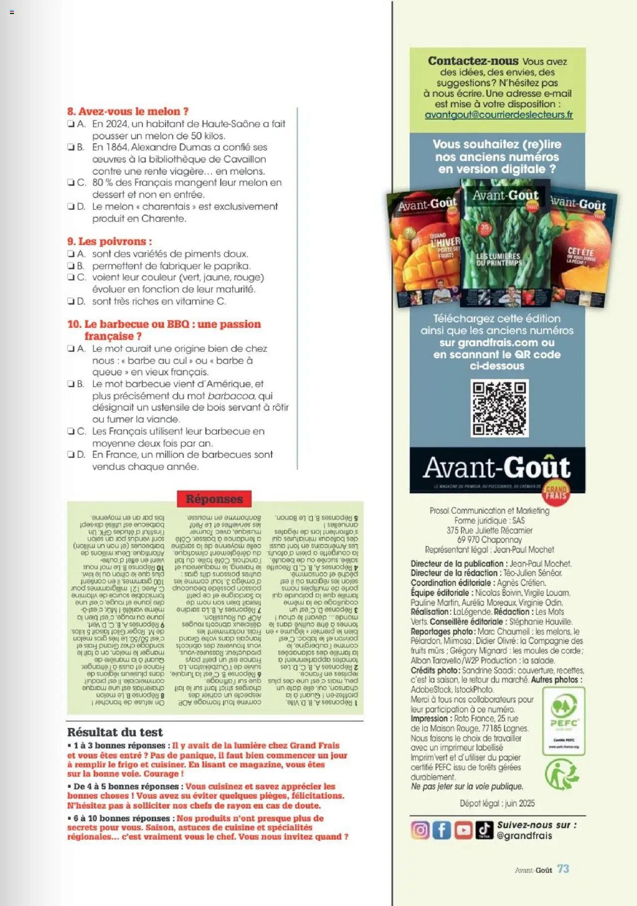 Grand Frais catalogue (2025-07-07 - 2025-09-01)