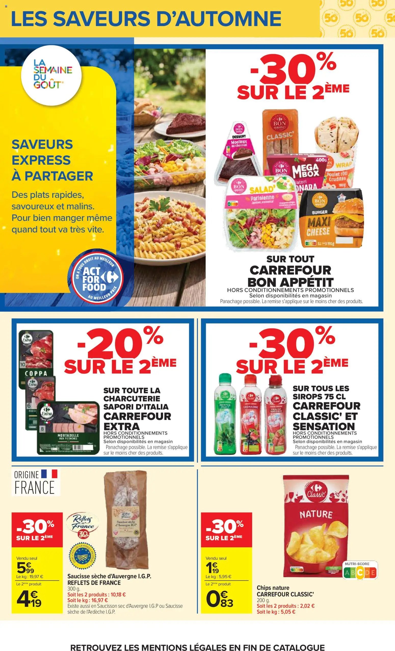Carrefour Au coeur du goût