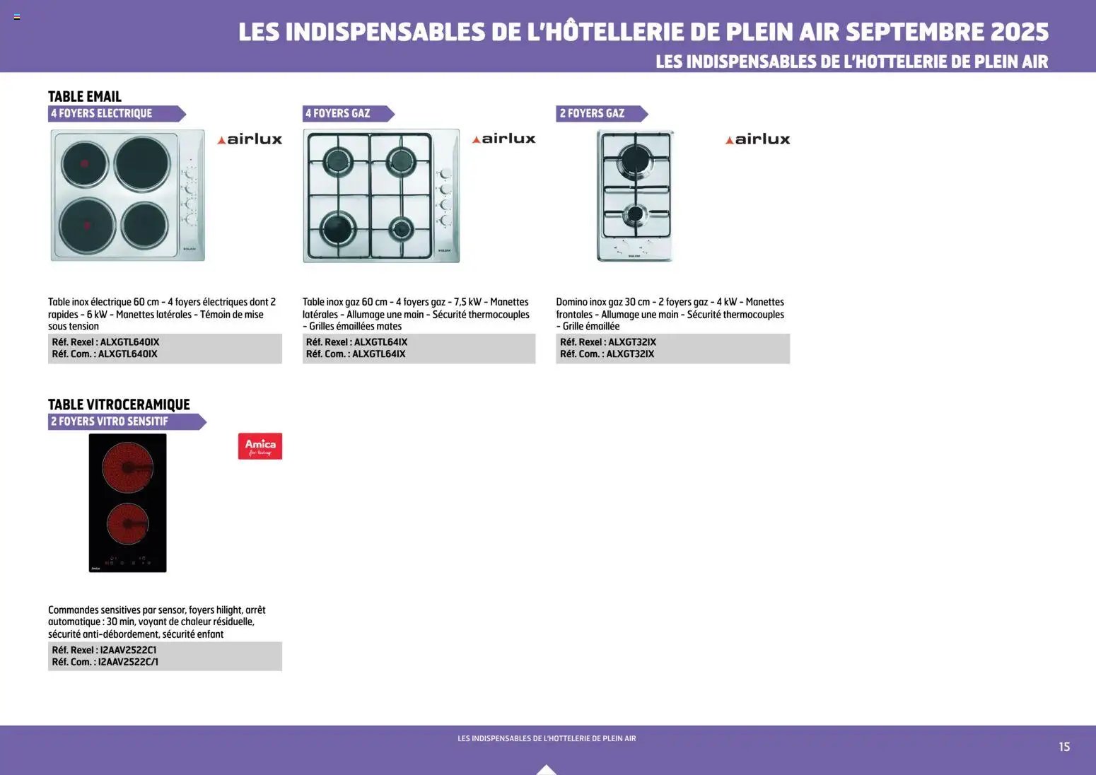 Rexel - Brochure les indispensables de l'Hôtellerie de Plein air (2025-11-26 - 2025-12-31)
