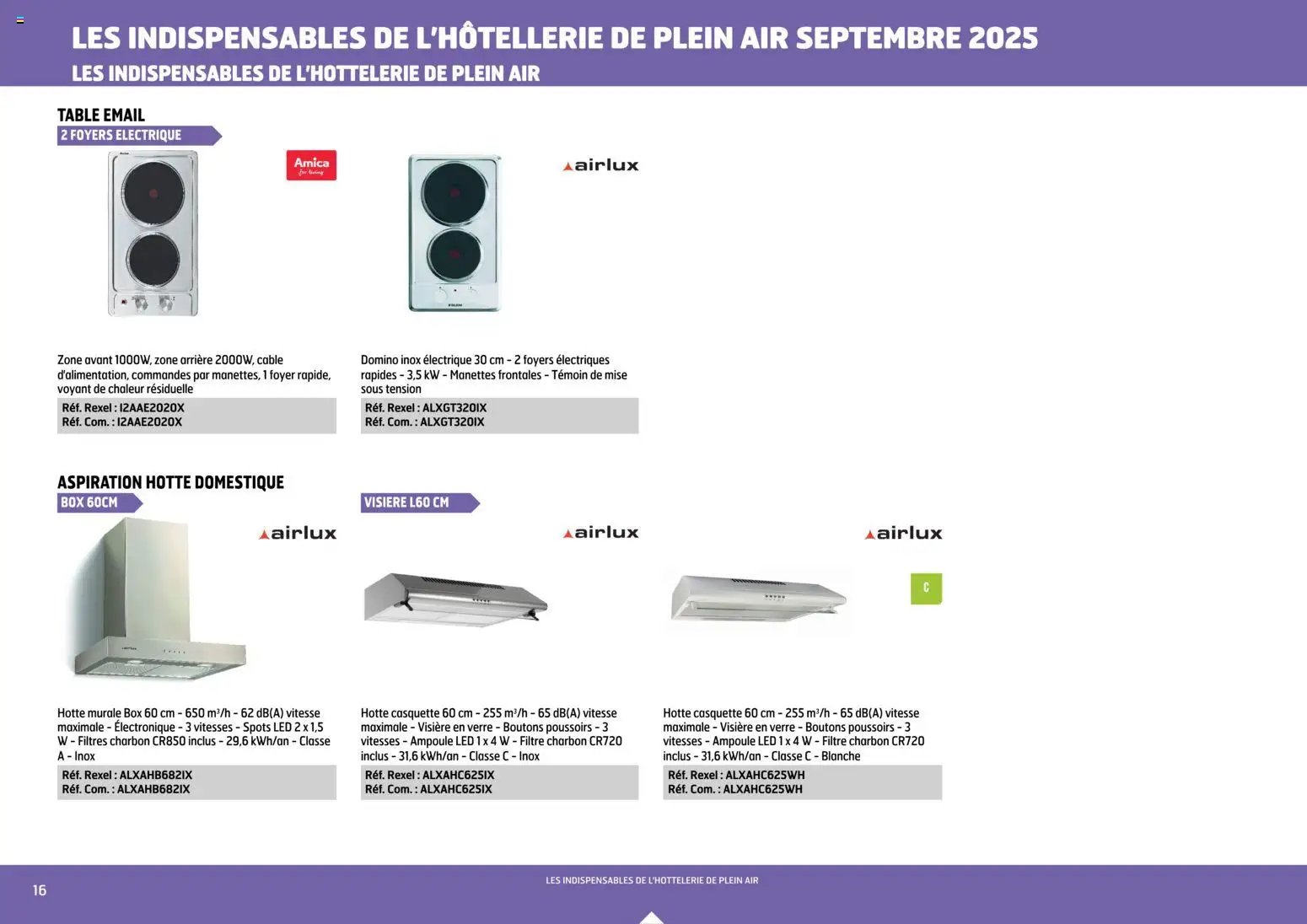 Rexel - Brochure les indispensables de l'Hôtellerie de Plein air (2025-11-26 - 2025-12-31)