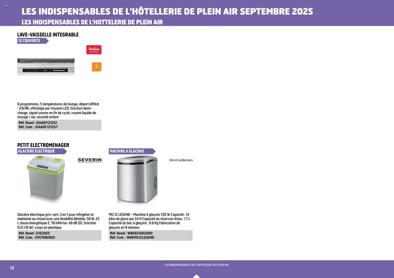 Rexel - Brochure les indispensables de l'Hôtellerie de Plein air (2025-11-26 - 2025-12-31)