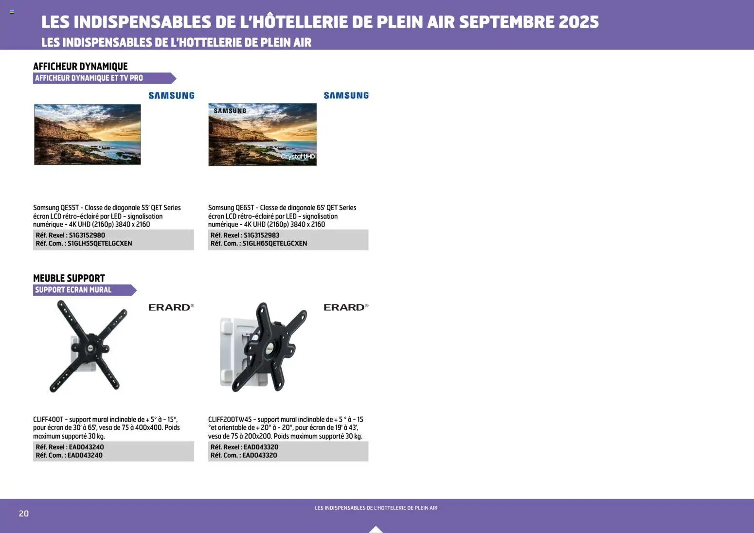 Rexel - Brochure les indispensables de l'Hôtellerie de Plein air (2025-11-26 - 2025-12-31)