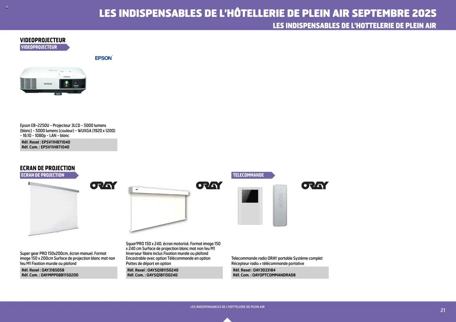 Rexel - Brochure les indispensables de l'Hôtellerie de Plein air (2025-11-26 - 2025-12-31)