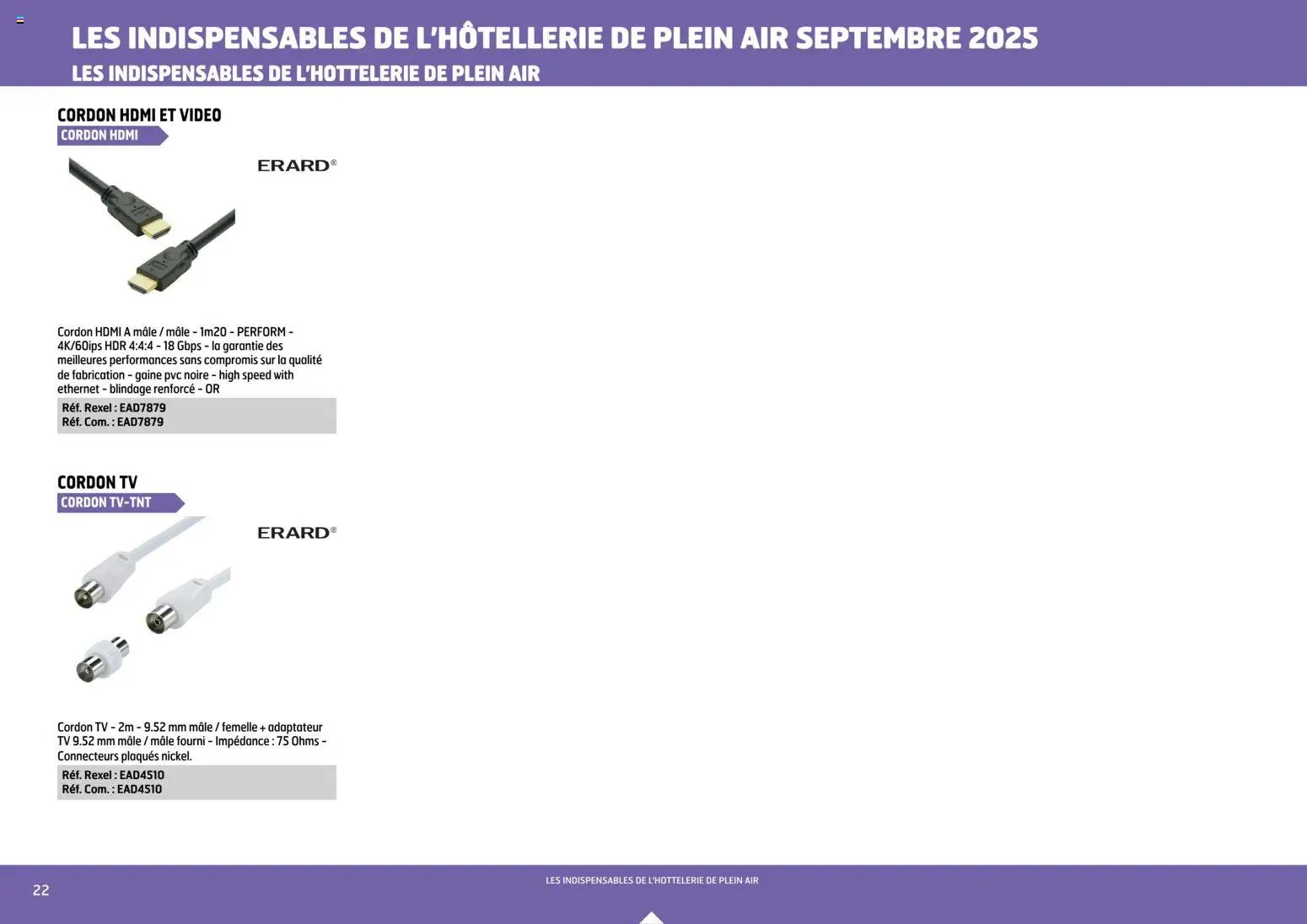 Rexel - Brochure les indispensables de l'Hôtellerie de Plein air (2025-11-26 - 2025-12-31)