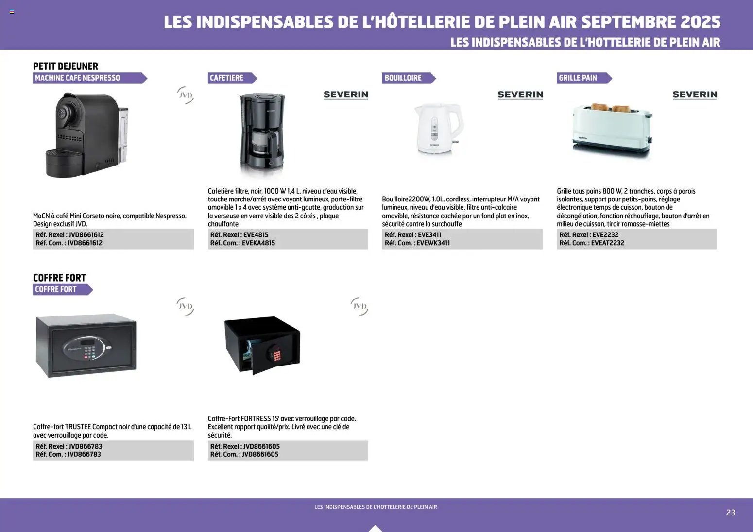 Rexel - Brochure les indispensables de l'Hôtellerie de Plein air (2025-11-26 - 2025-12-31)