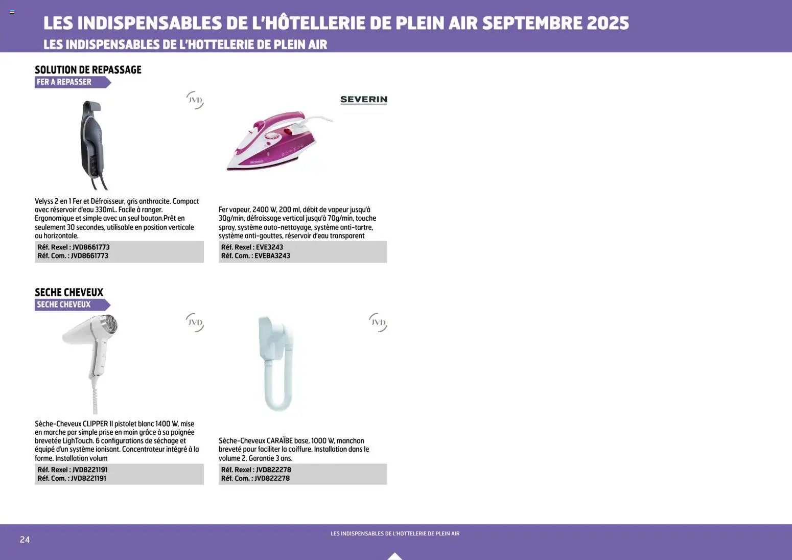Rexel - Brochure les indispensables de l'Hôtellerie de Plein air (2025-11-26 - 2025-12-31)