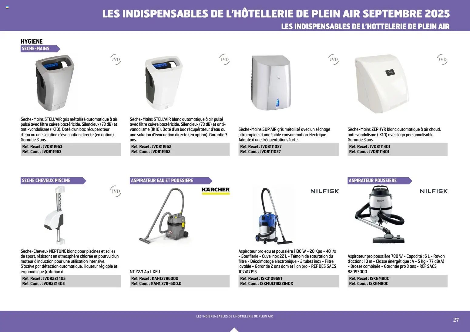 Rexel - Brochure les indispensables de l'Hôtellerie de Plein air (2025-11-26 - 2025-12-31)