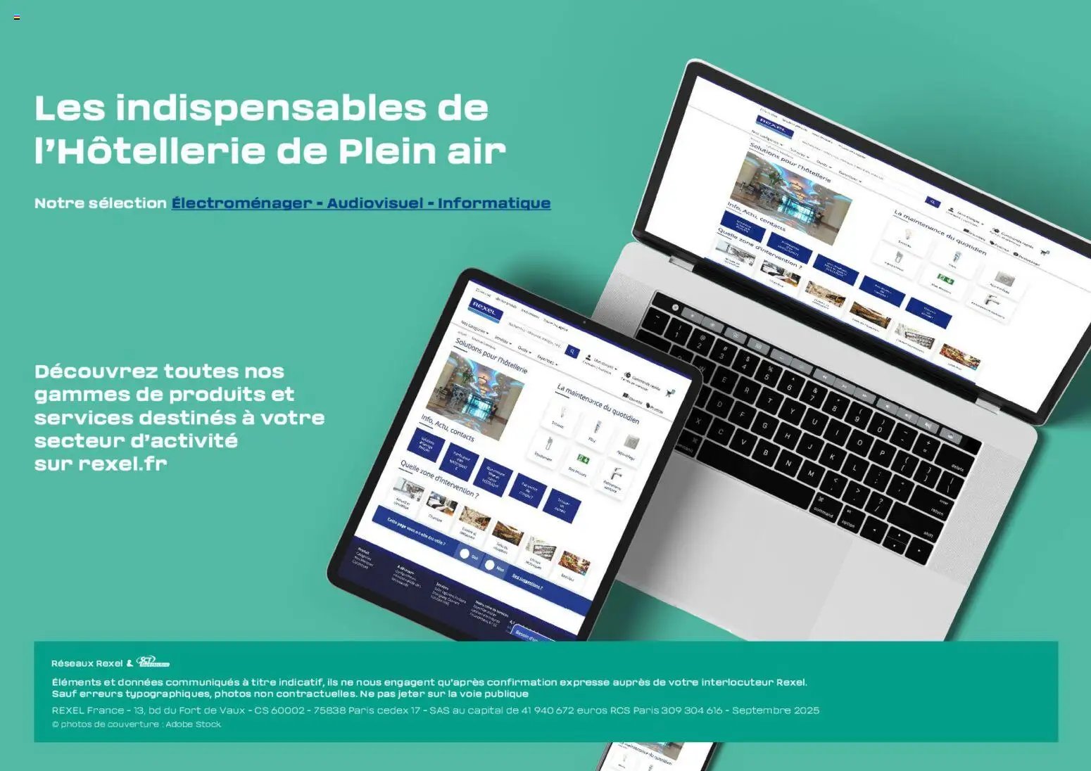 Rexel - Brochure les indispensables de l'Hôtellerie de Plein air (2025-11-26 - 2025-12-31)