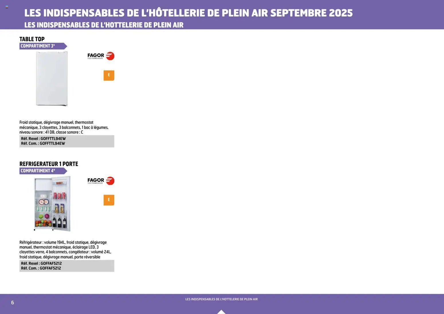 Rexel - Brochure les indispensables de l'Hôtellerie de Plein air (2025-11-26 - 2025-12-31)