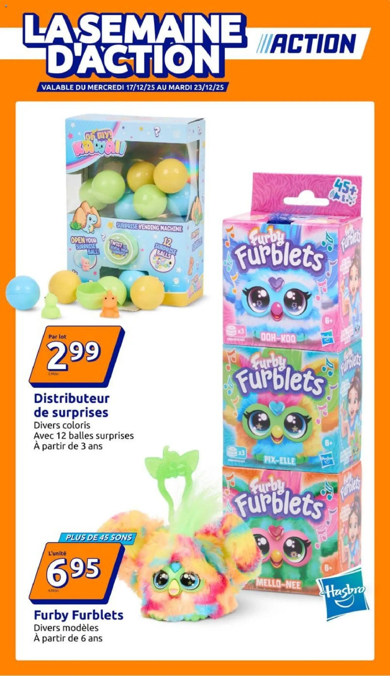 Action catalogue de la semaine 51