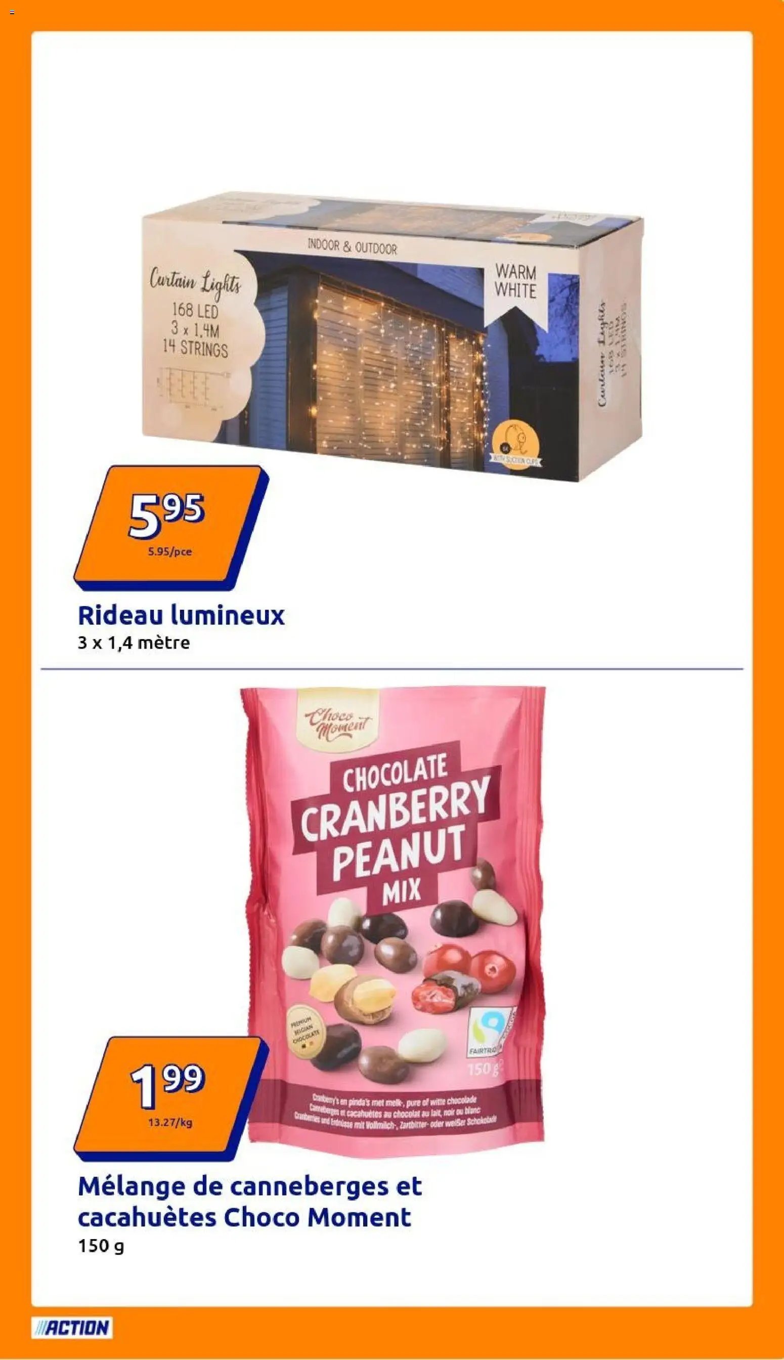 Action catalogue de la semaine 51