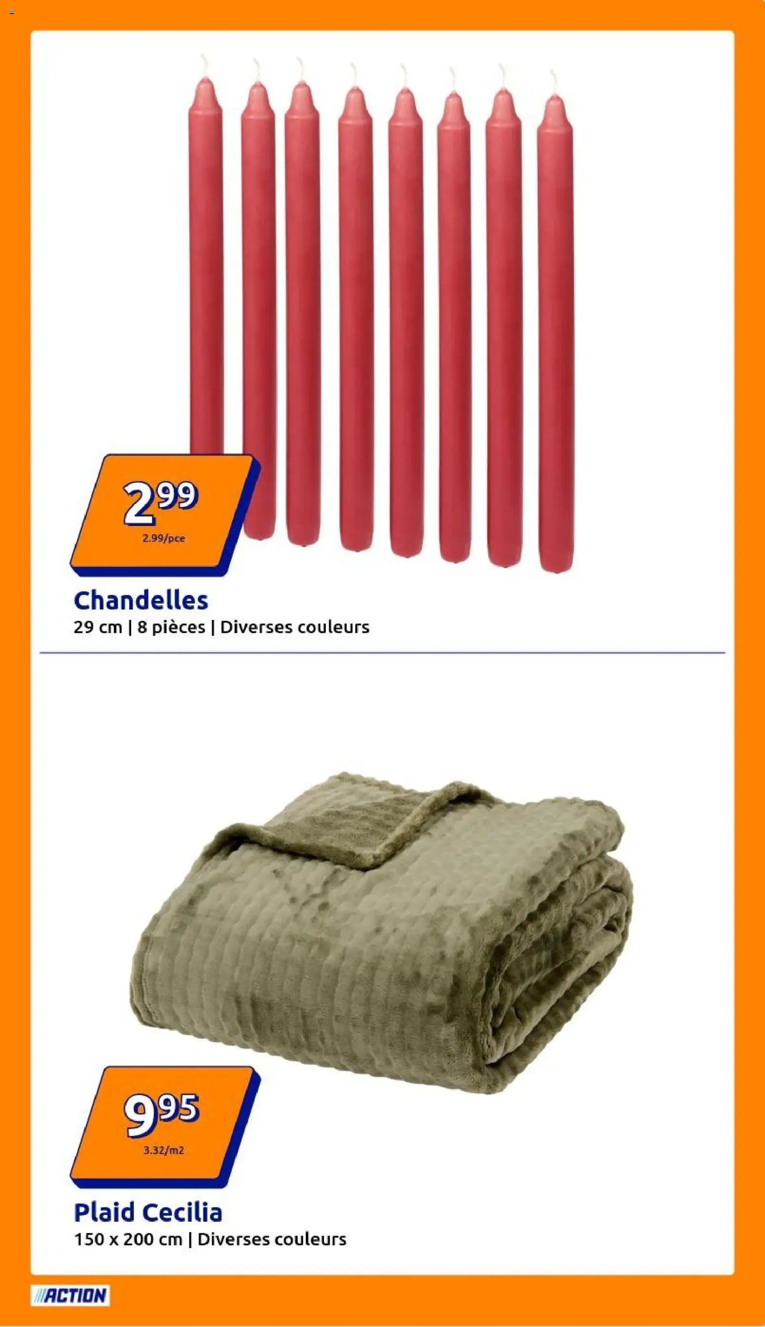 Action catalogue de la semaine 51