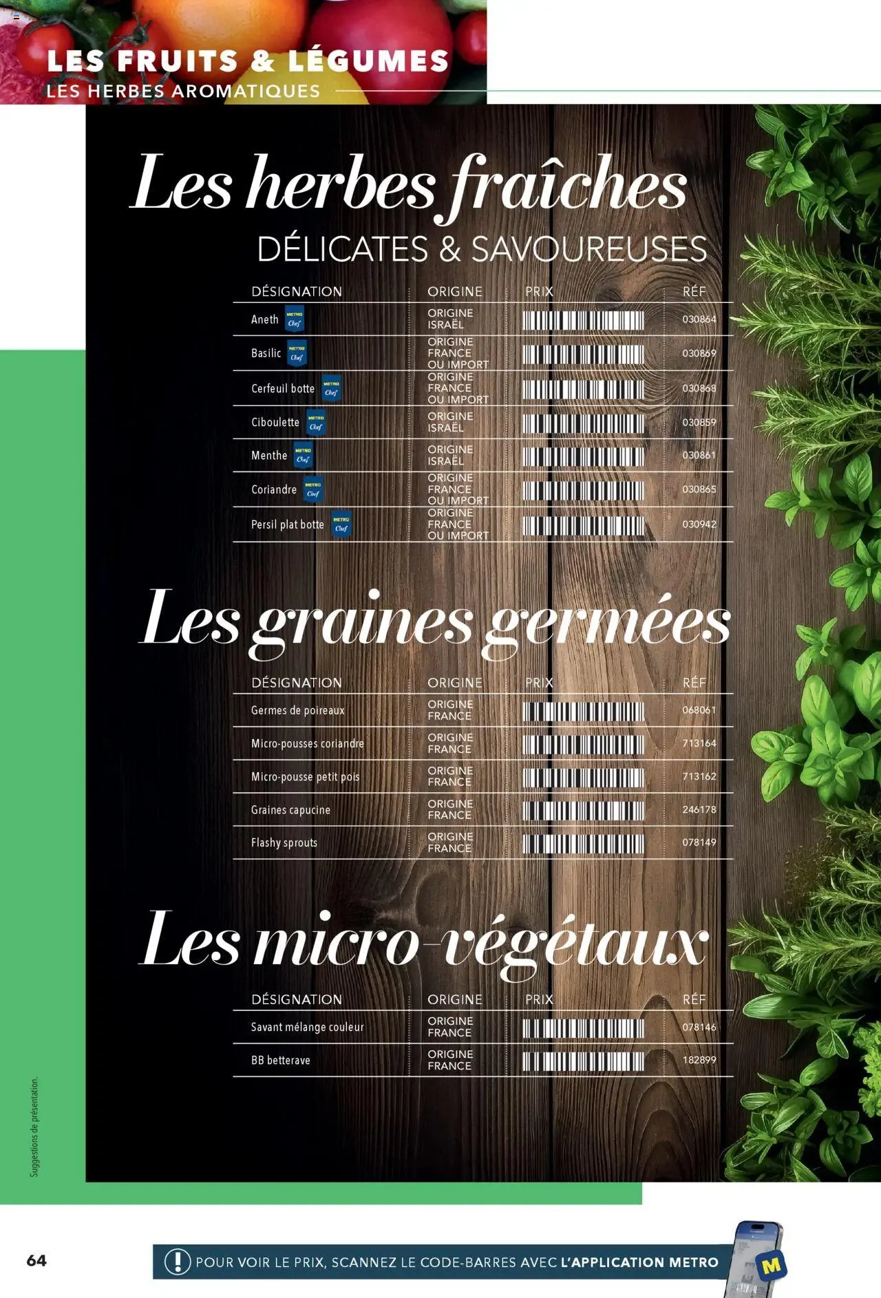 #METRO Restauration a table (2025-03-02 - 2025-12-31)