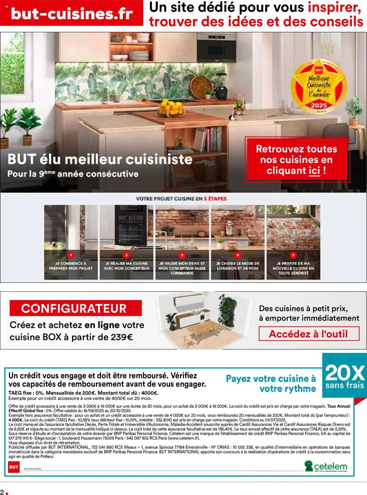 But catalogue Spécial cuisine (2025-09-16 - 2025-10-20)