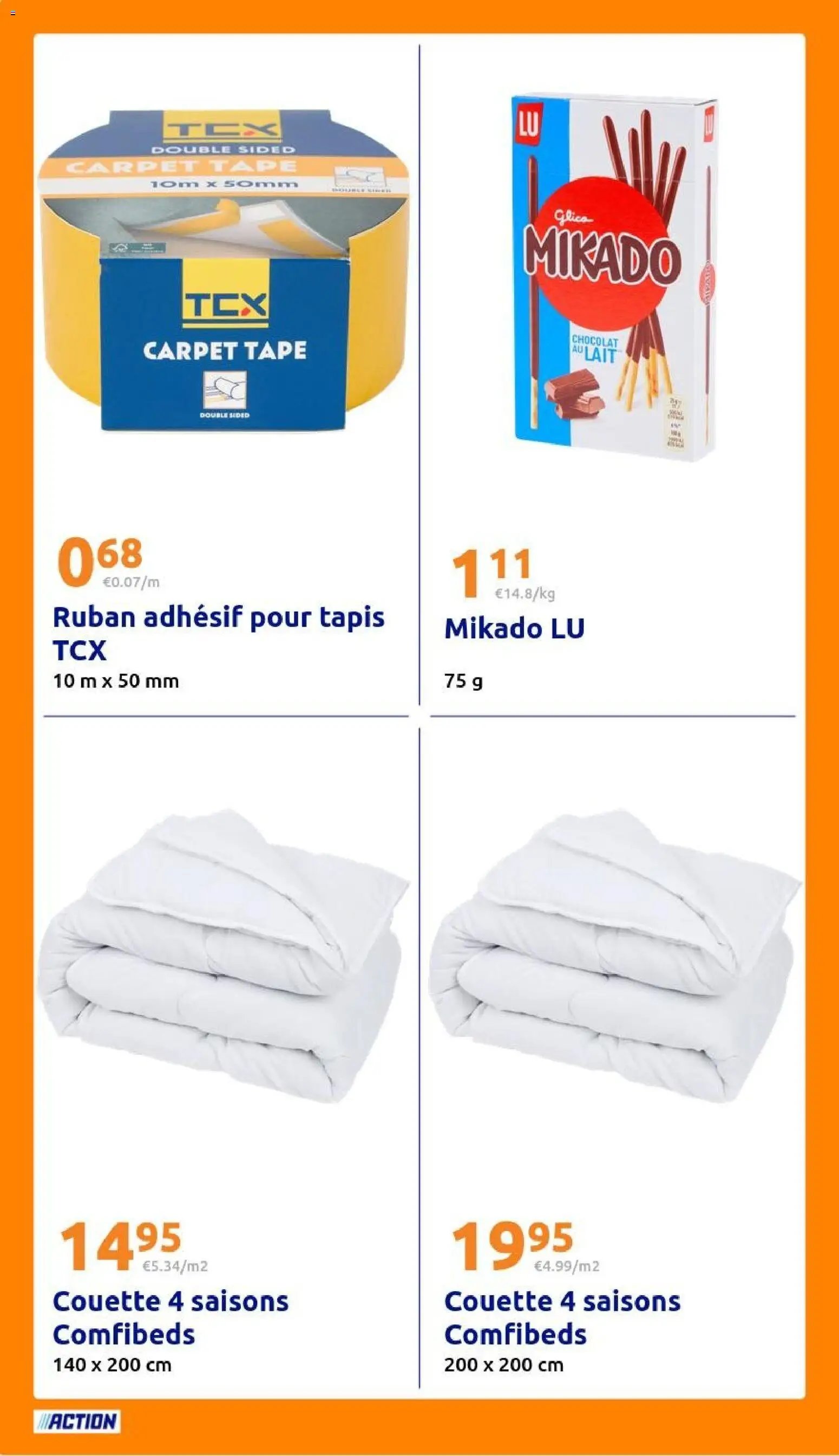 Action catalogue