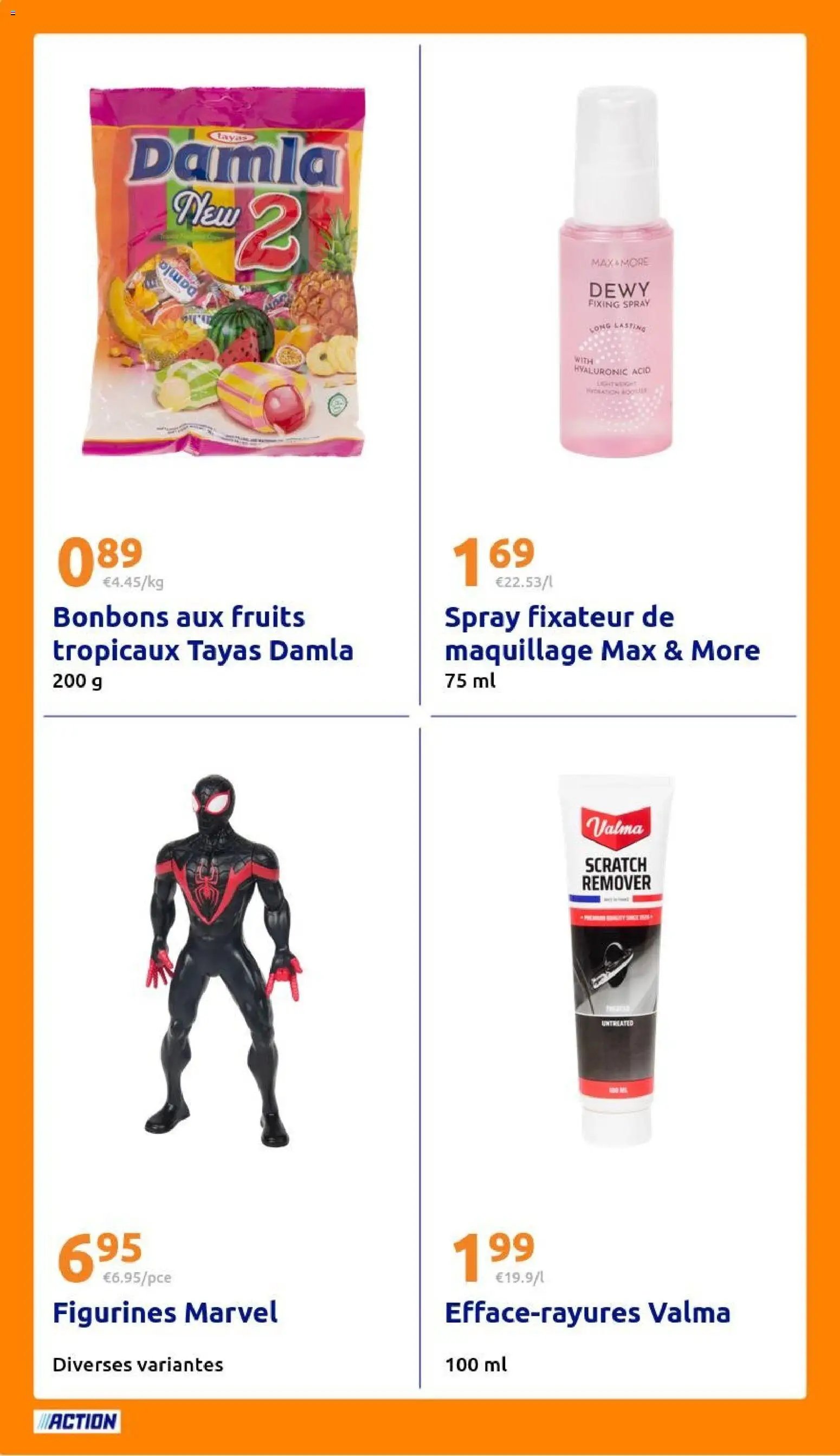 Action catalogue