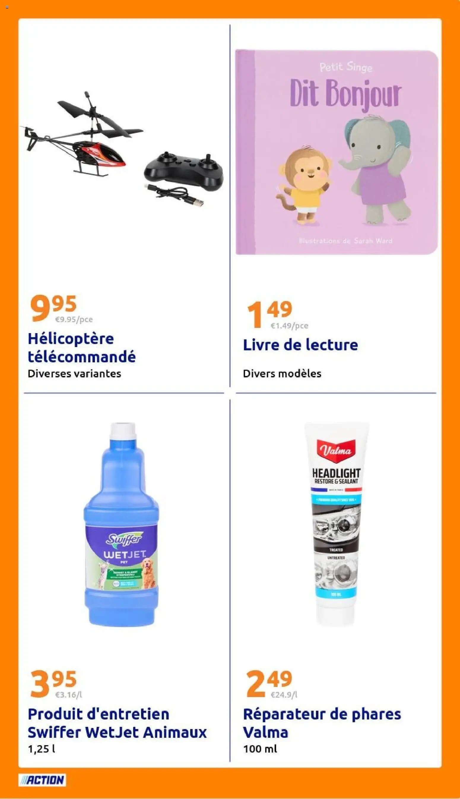 Action catalogue