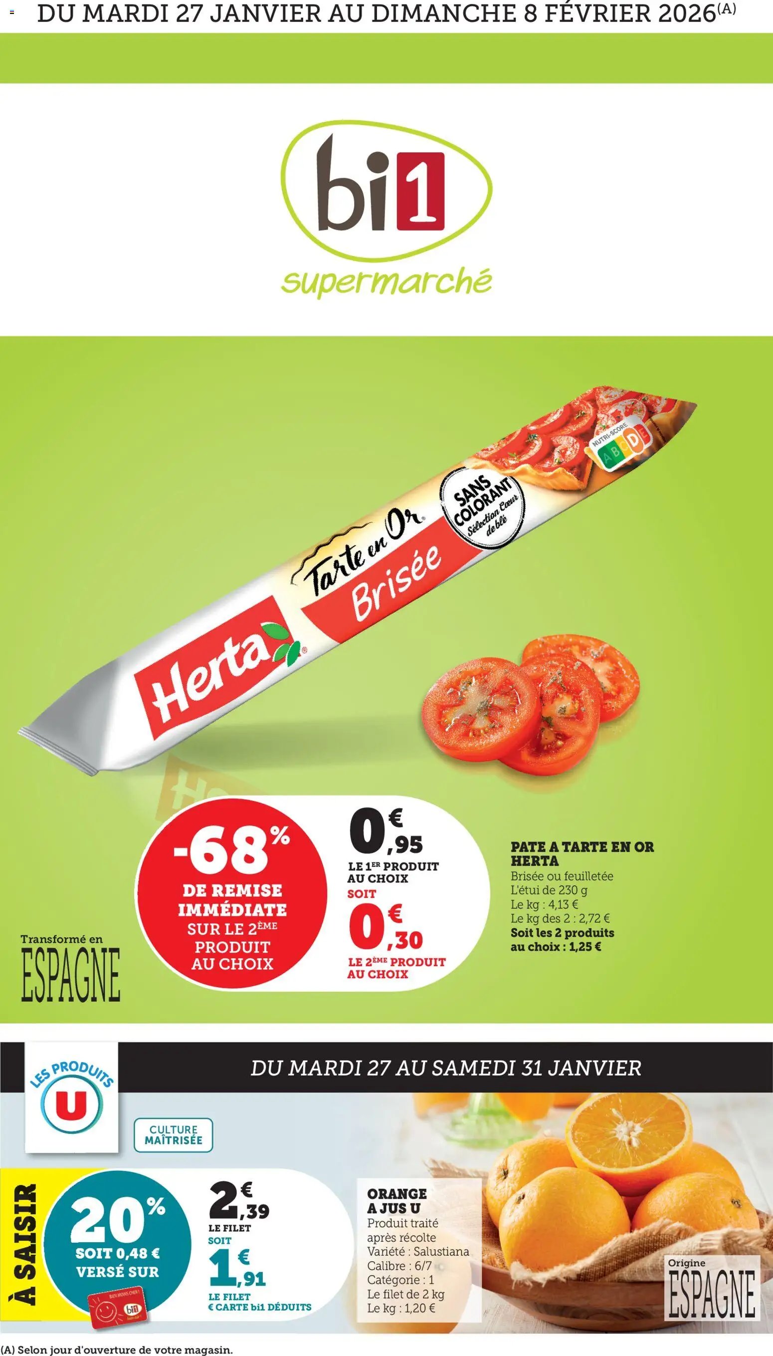 bi1 Offre de la semaine 