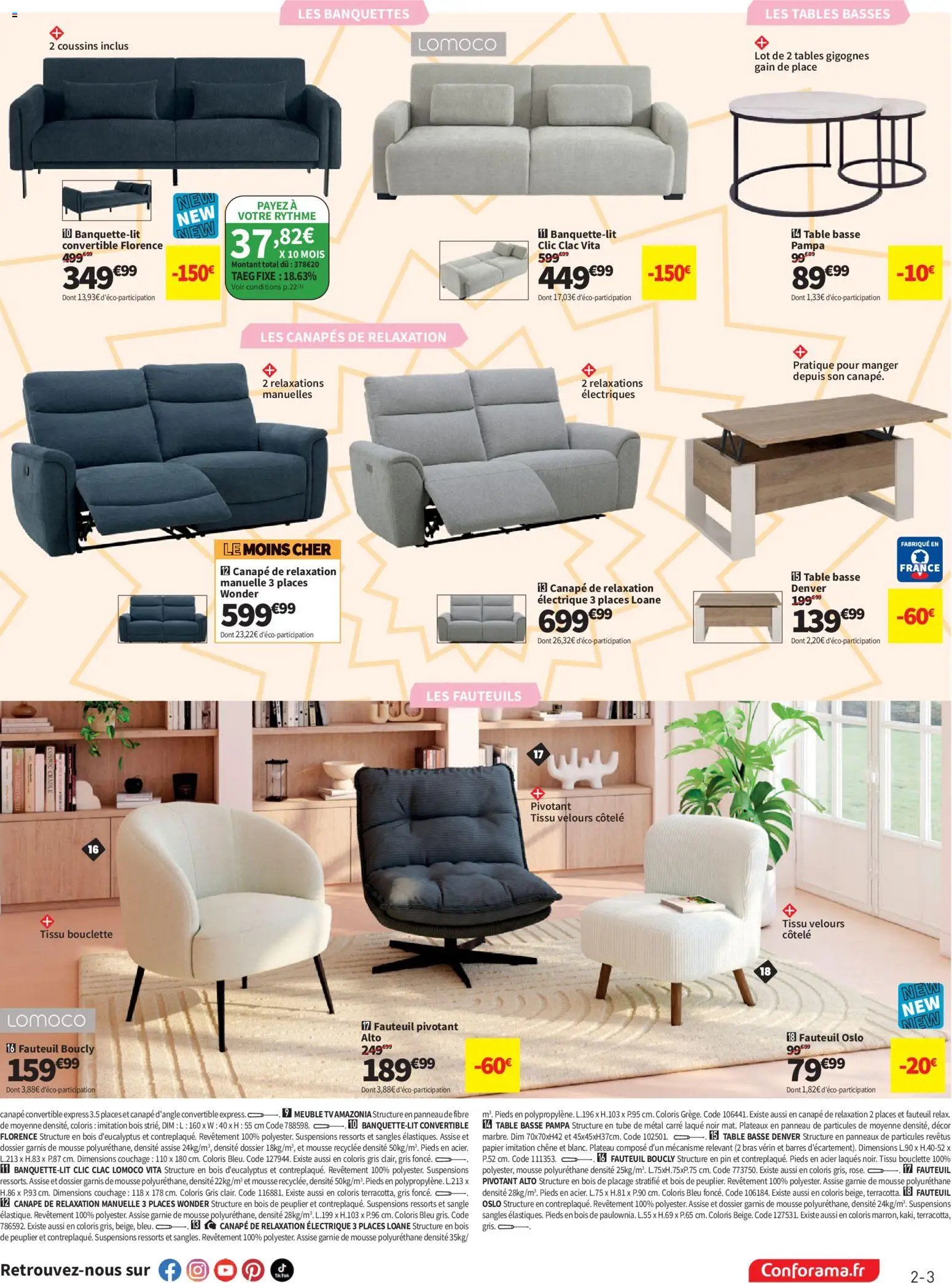 Conforama Et encore plus de promo