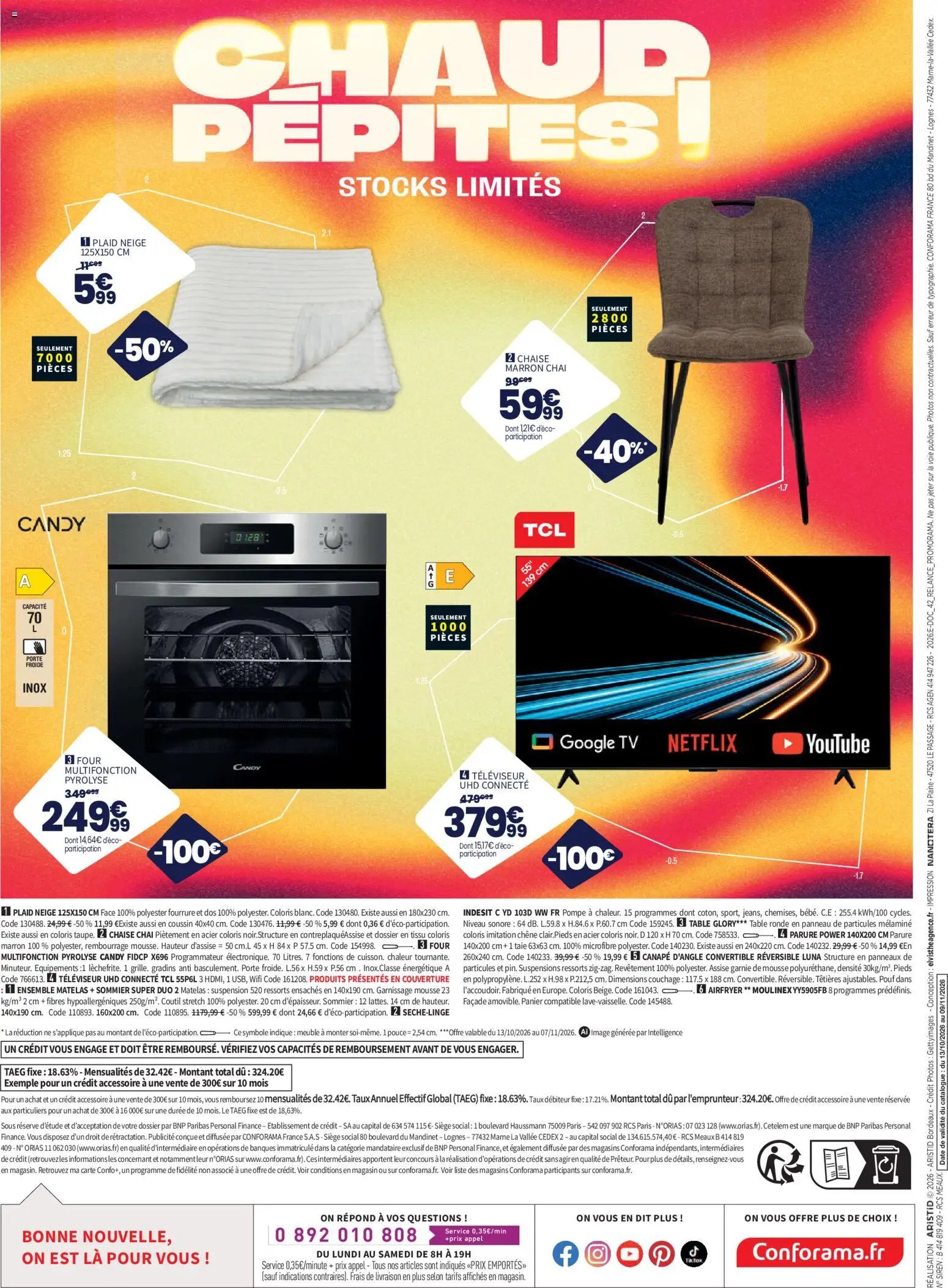 Conforama Et encore plus de promo