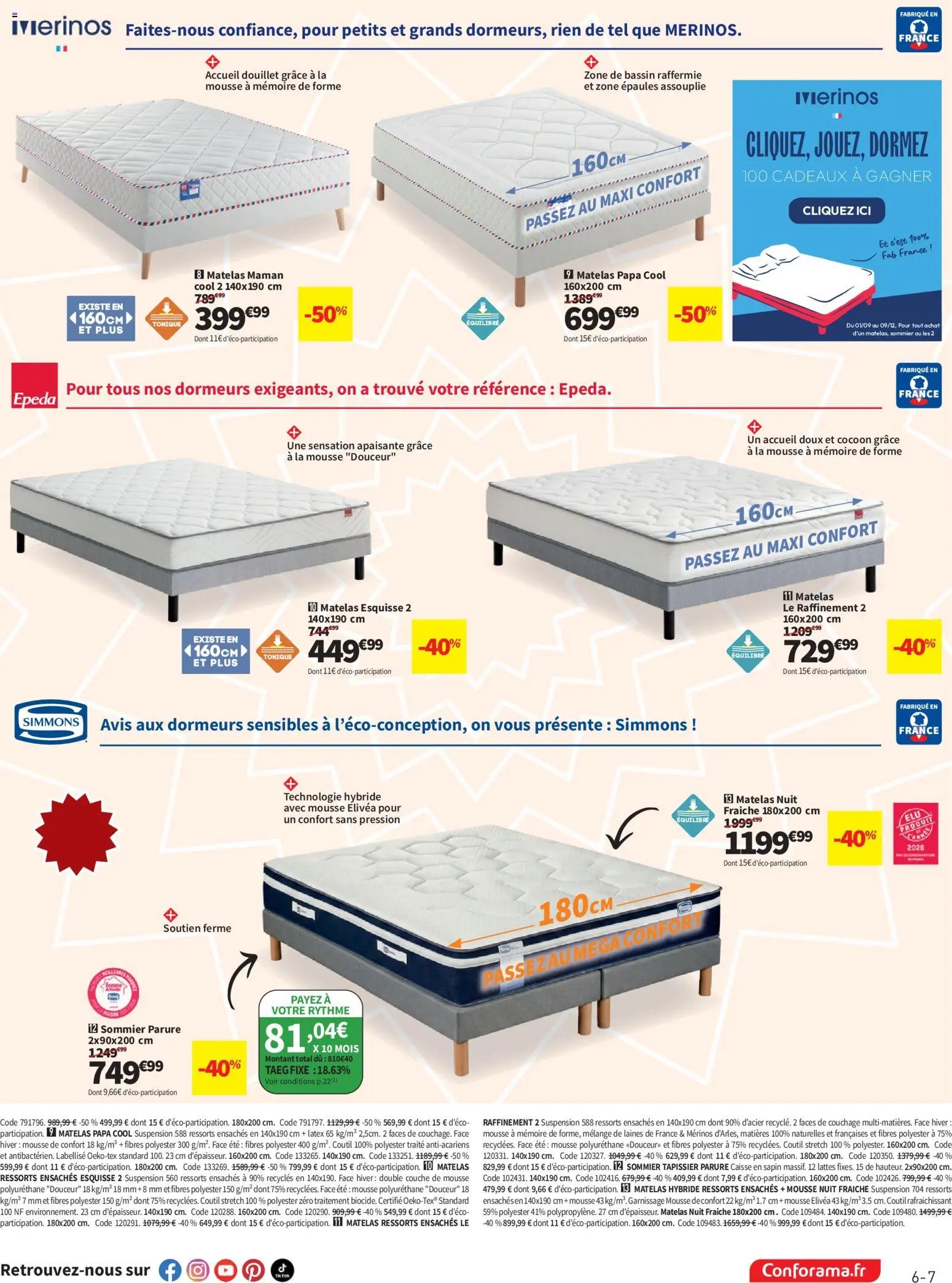 Conforama Et encore plus de promo