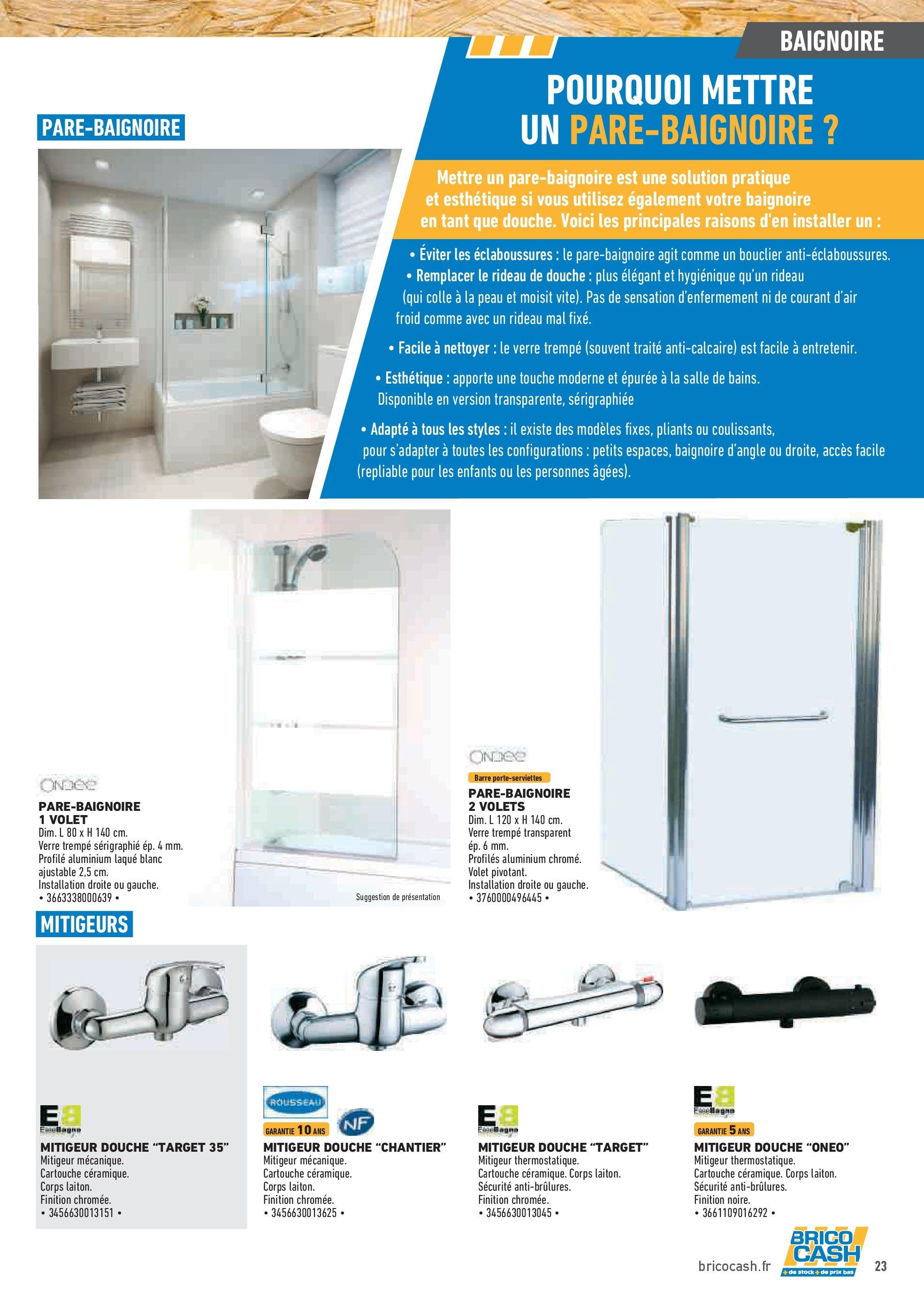 Brico Cash - Repensons votre salle de bains sans vous ruiner