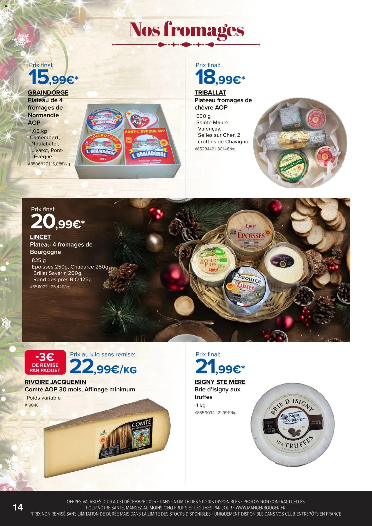Costco Sublimez vos repas de fêtes (2025-12-09 - 2025-12-31)