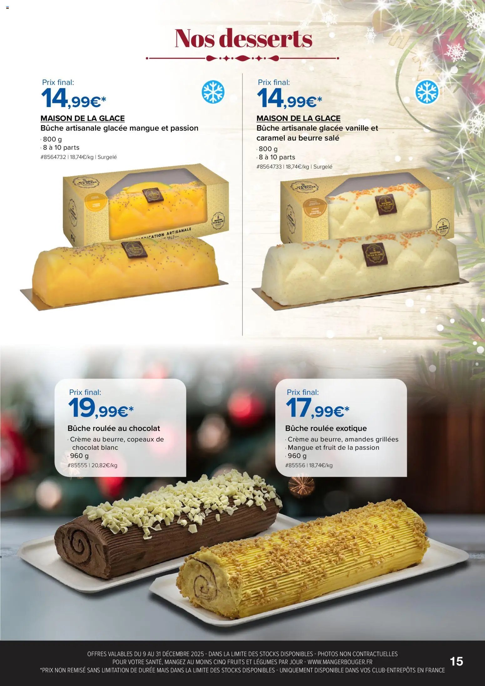 Costco Sublimez vos repas de fêtes (2025-12-09 - 2025-12-31)