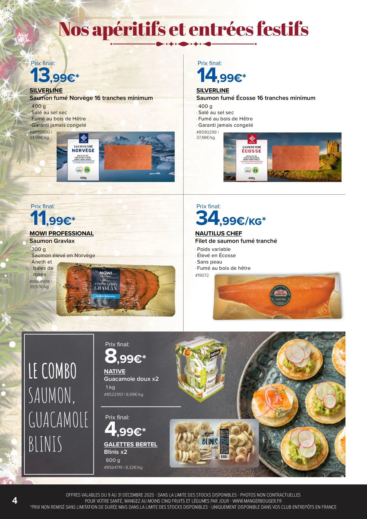 Costco Sublimez vos repas de fêtes (2025-12-09 - 2025-12-31)