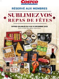 Costco Sublimez vos repas de fêtes (2025-12-09 - 2025-12-31)