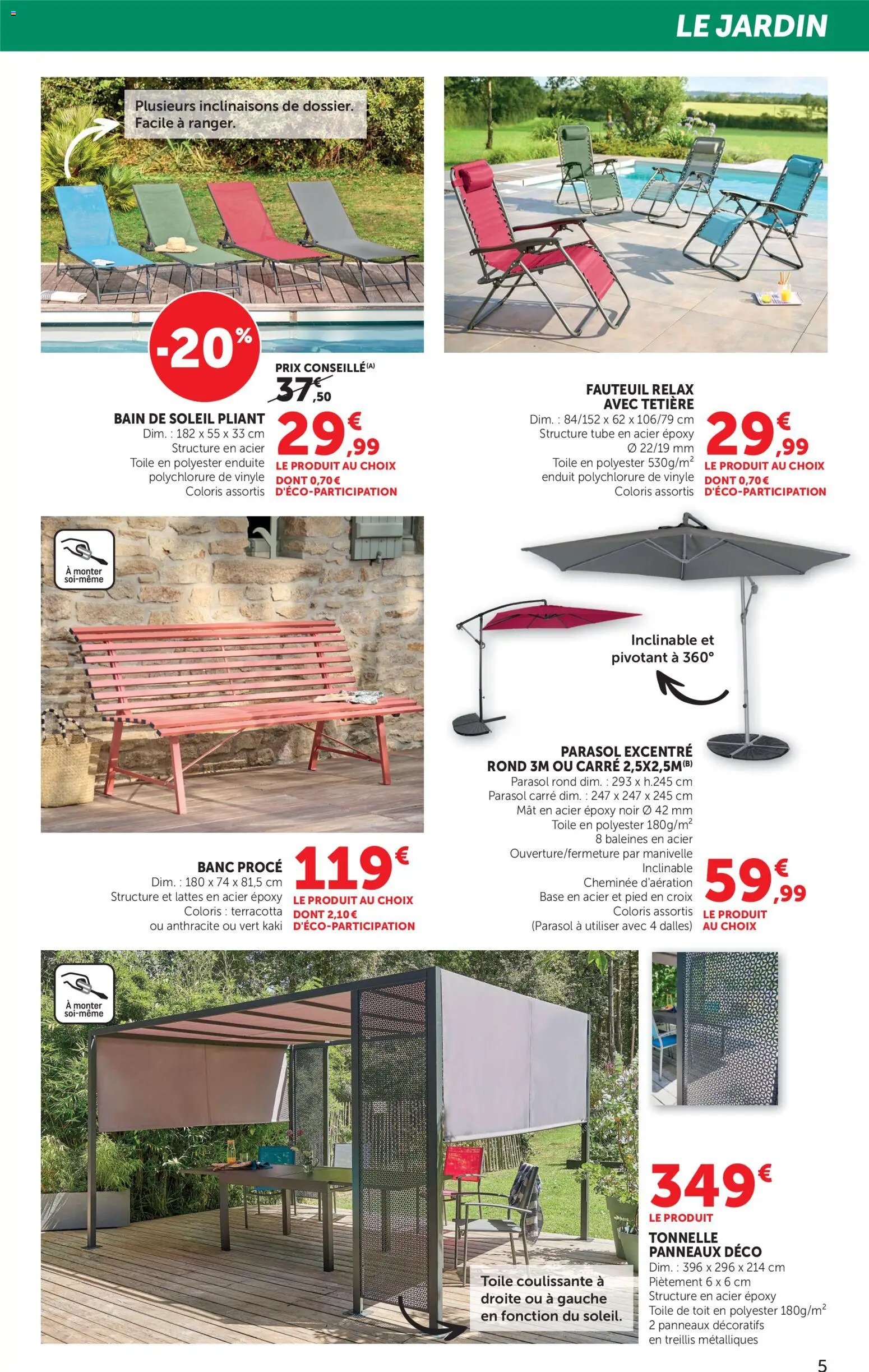 bi1 Le plein air a prix bas