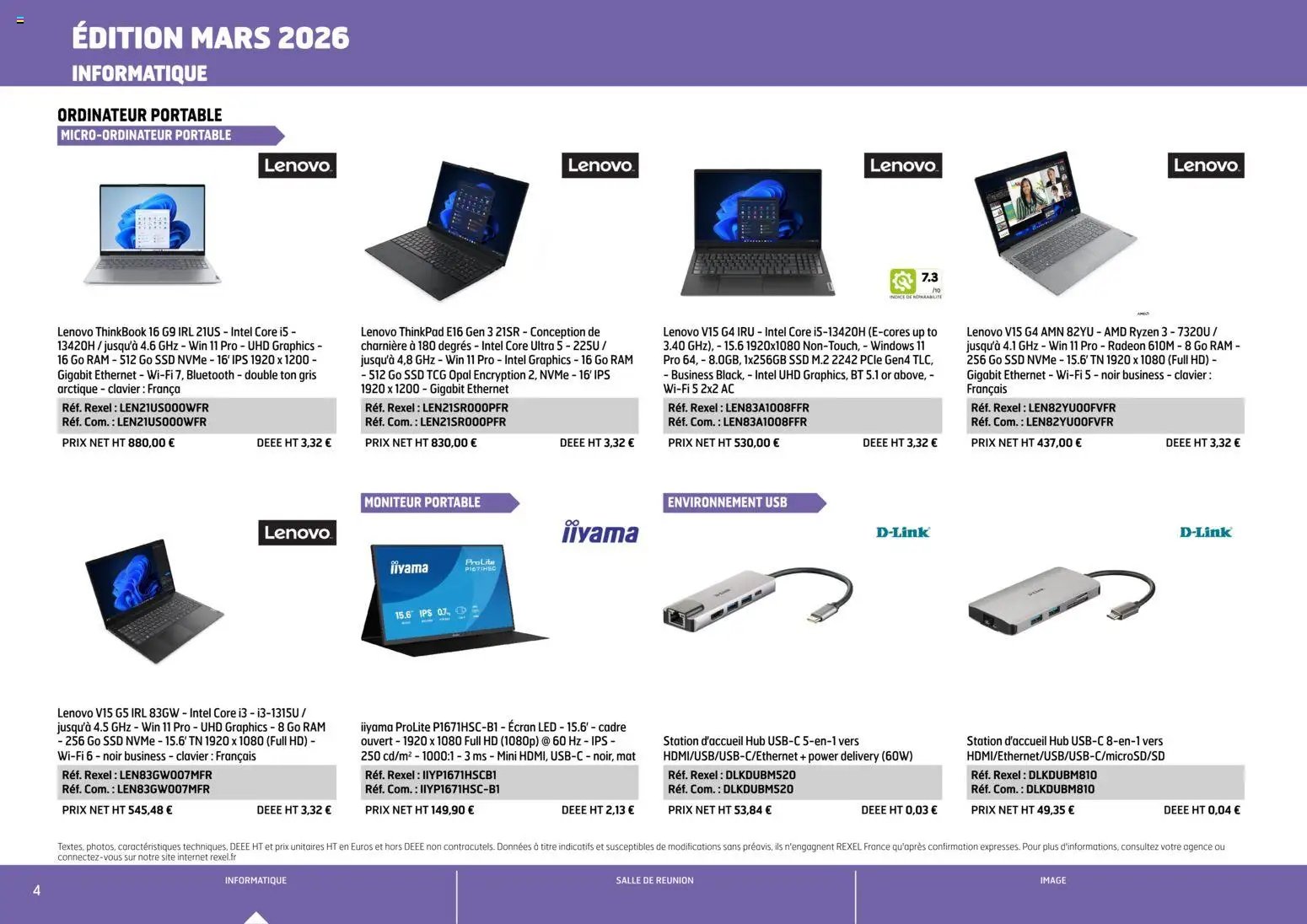 Rexel - Brochure de informatique