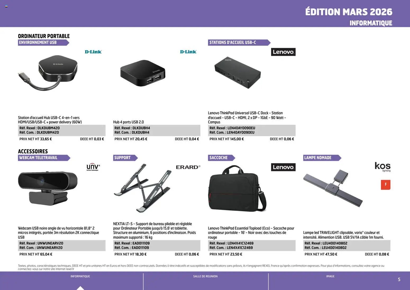 Rexel - Brochure de informatique