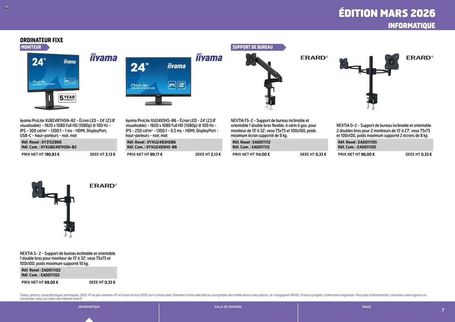 Rexel - Brochure de informatique