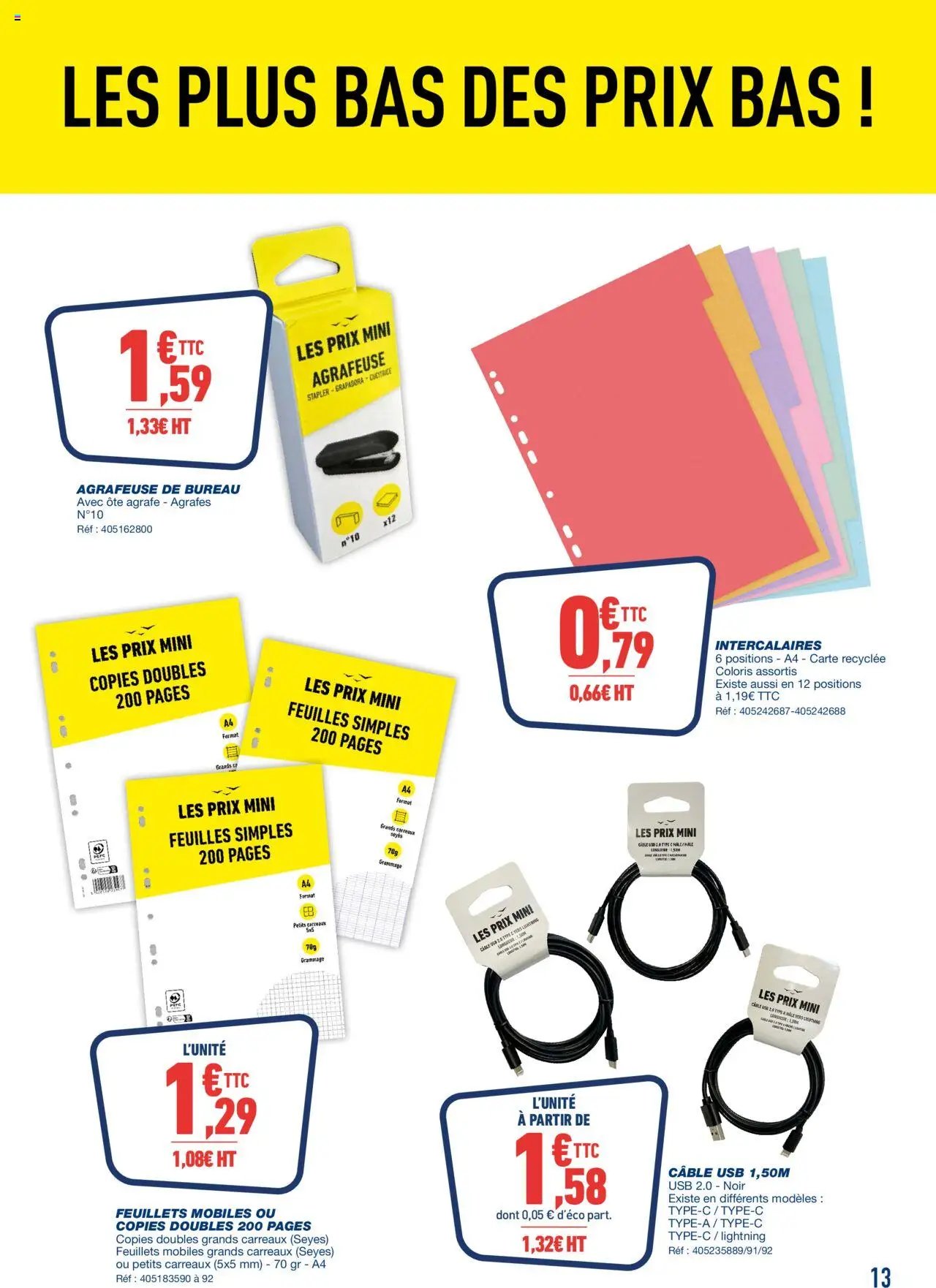 Bureau Vallée catalogue