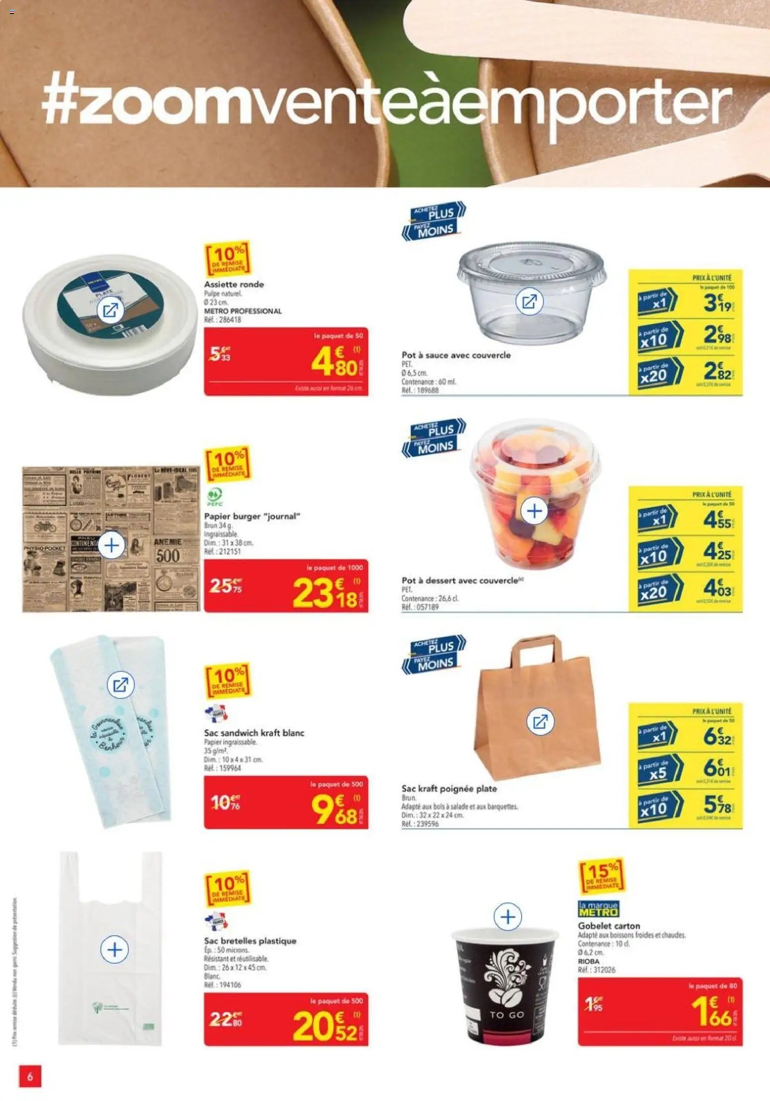 METRO - La rentrée à Prix Pros - Equipement
