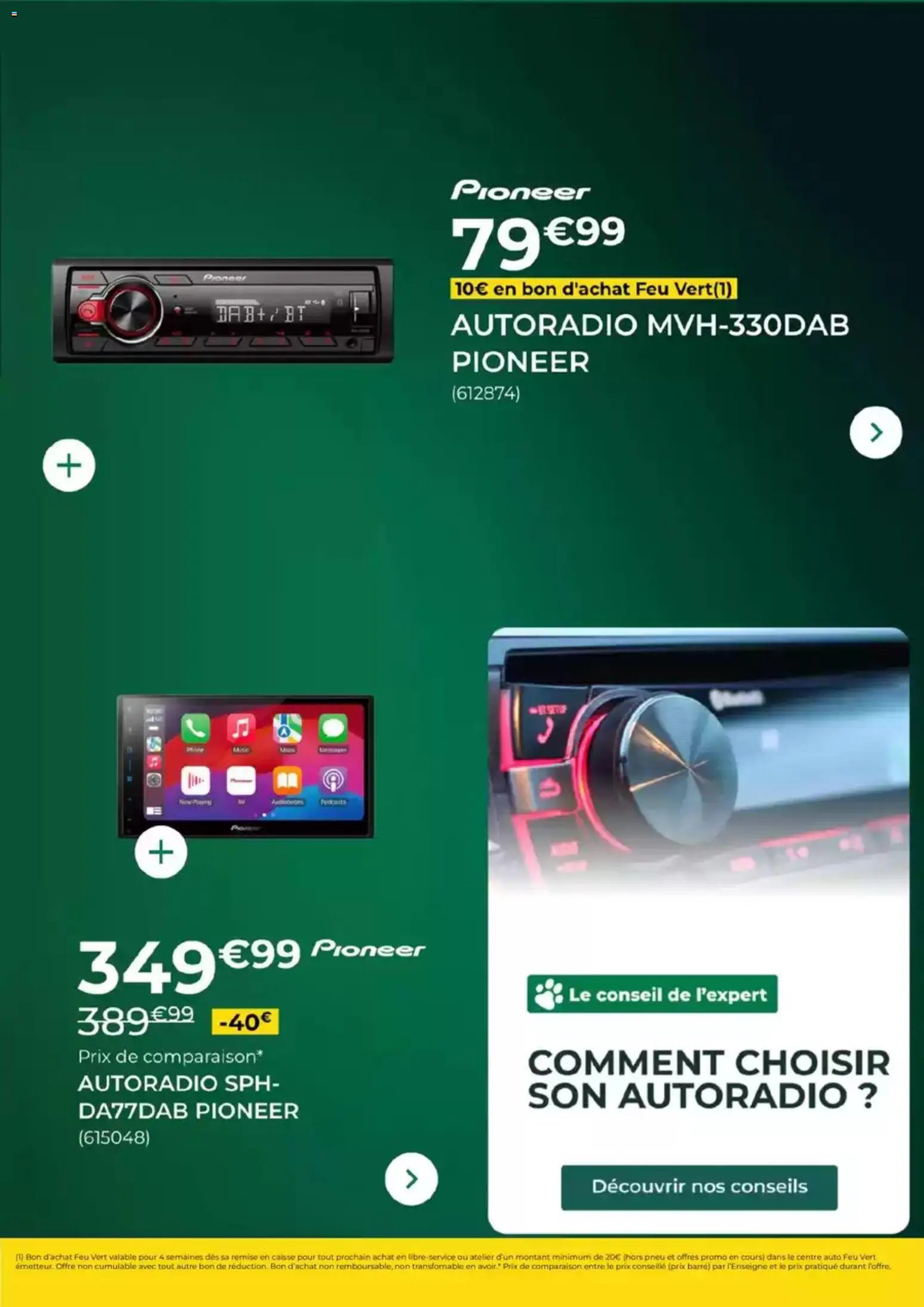 Feu Vert catalogue