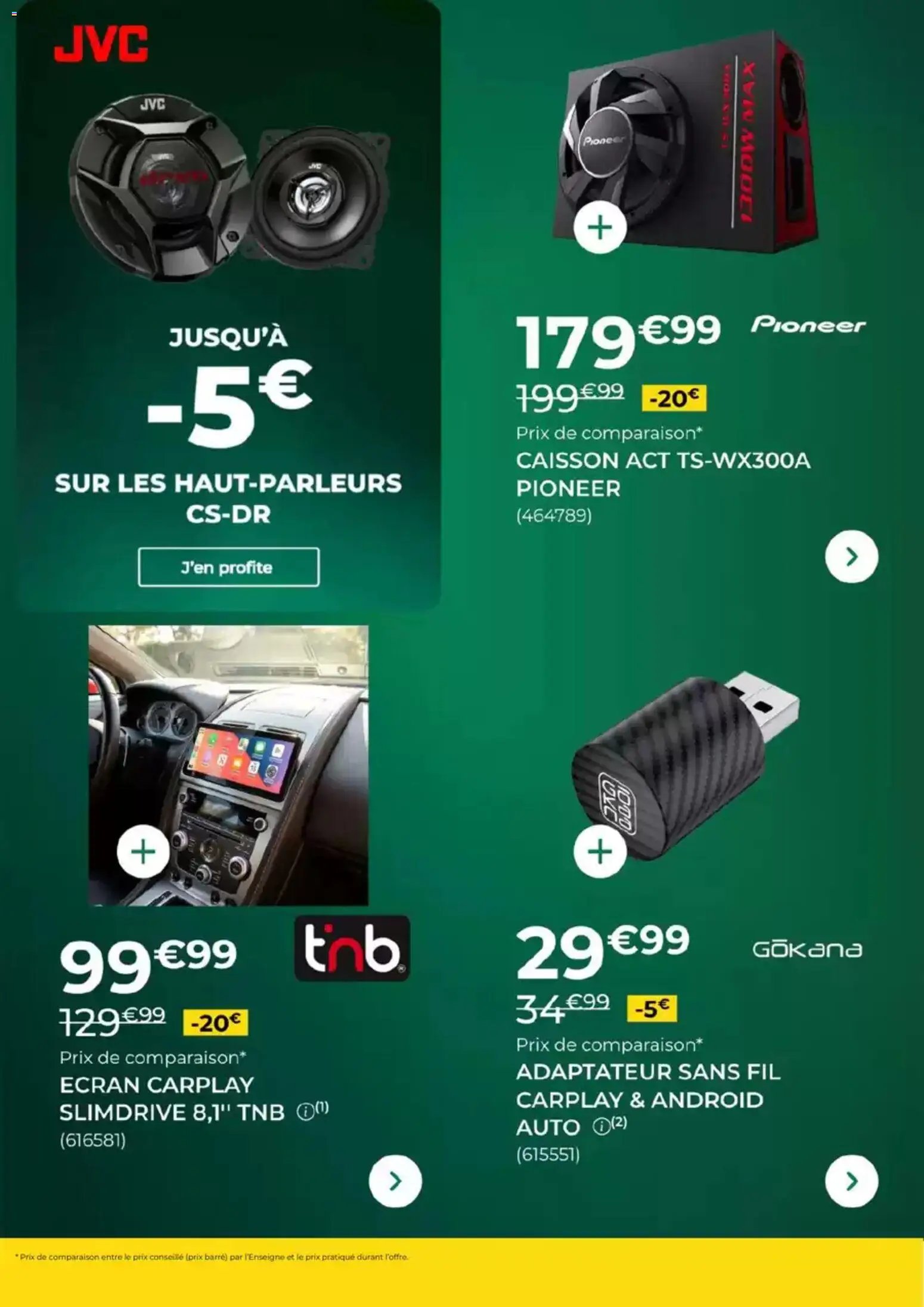 Feu Vert catalogue