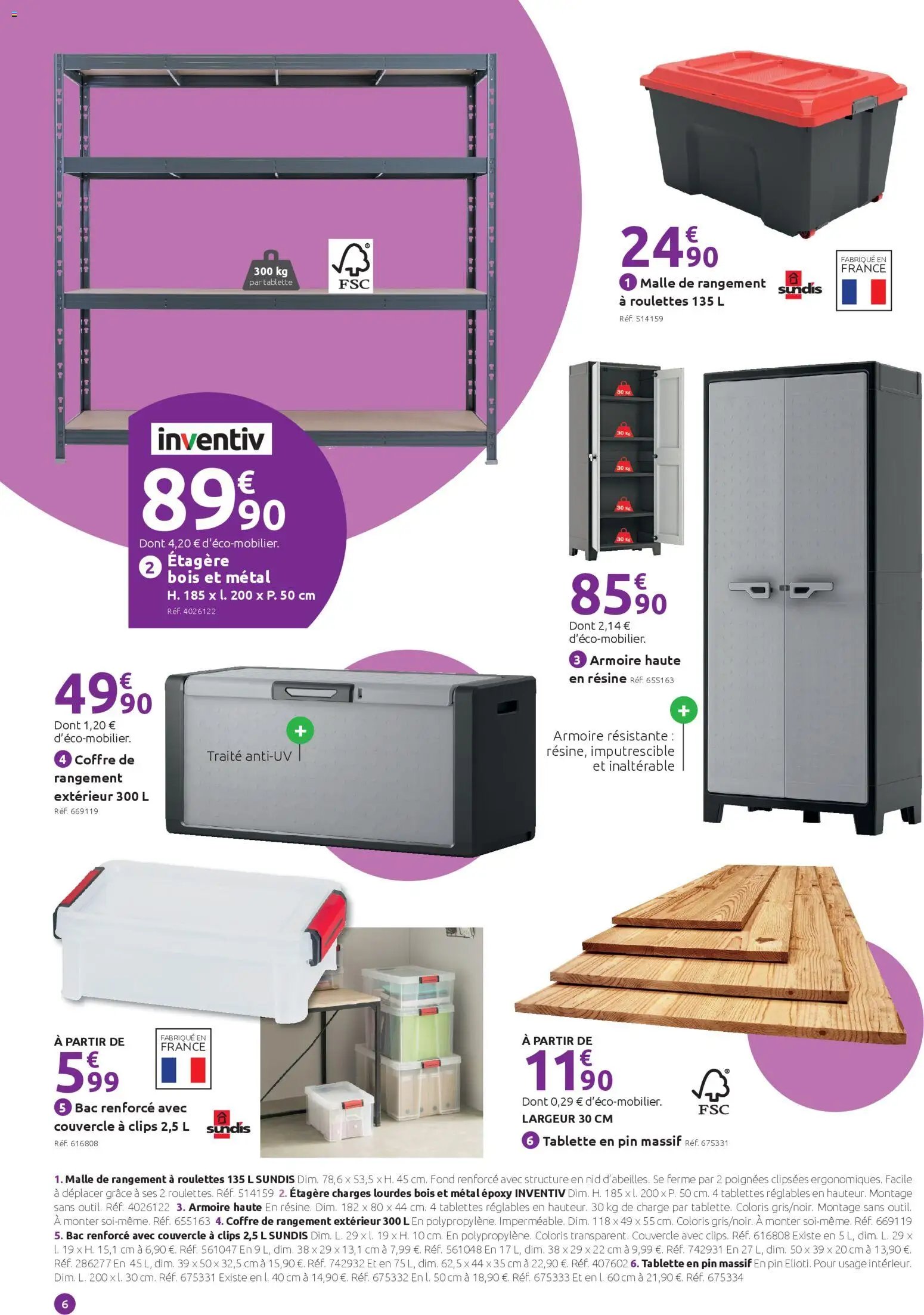 Mr. Bricolage catalogue