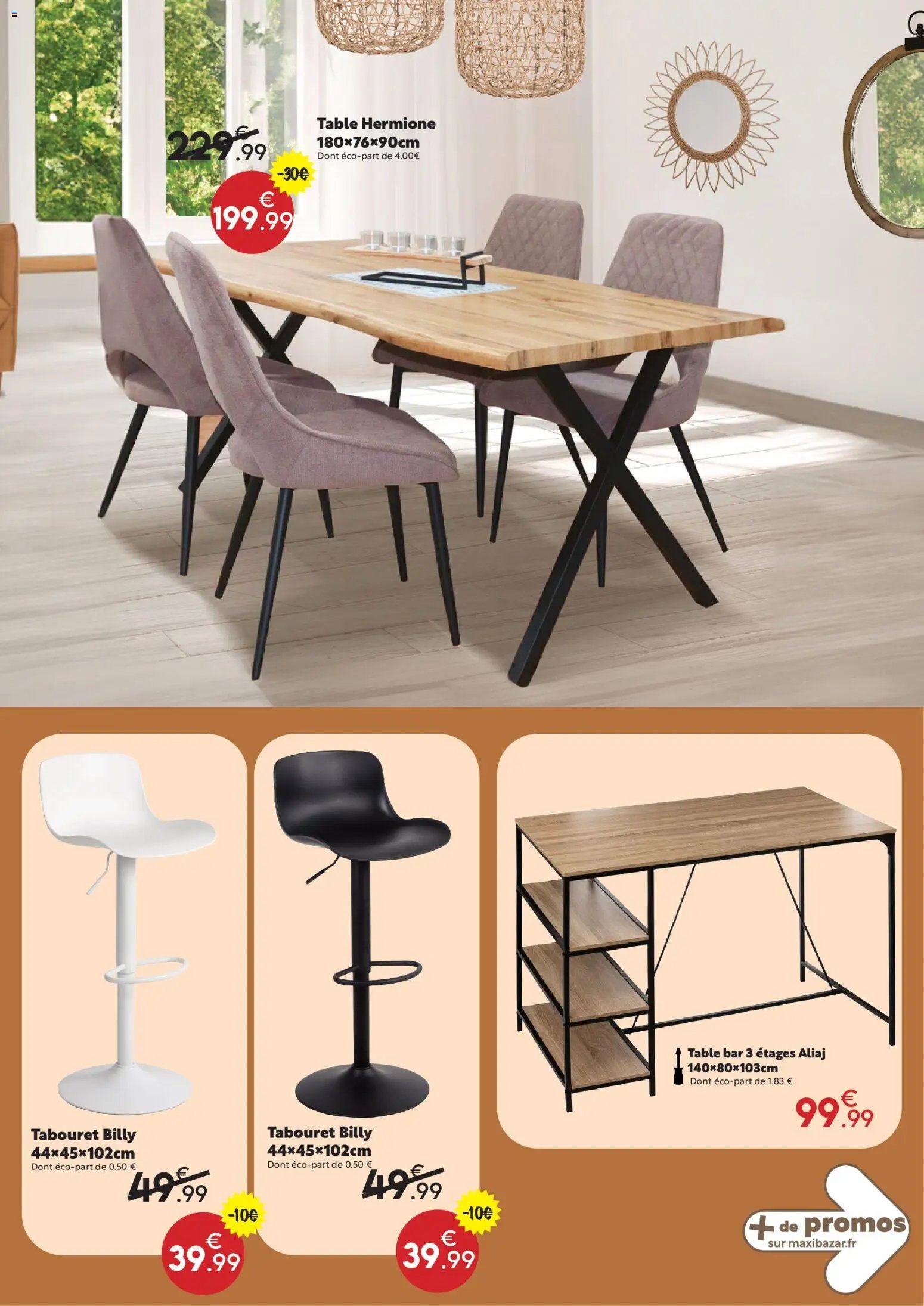 Maxi Bazar - Catalogue mobilier Maxi Bazar