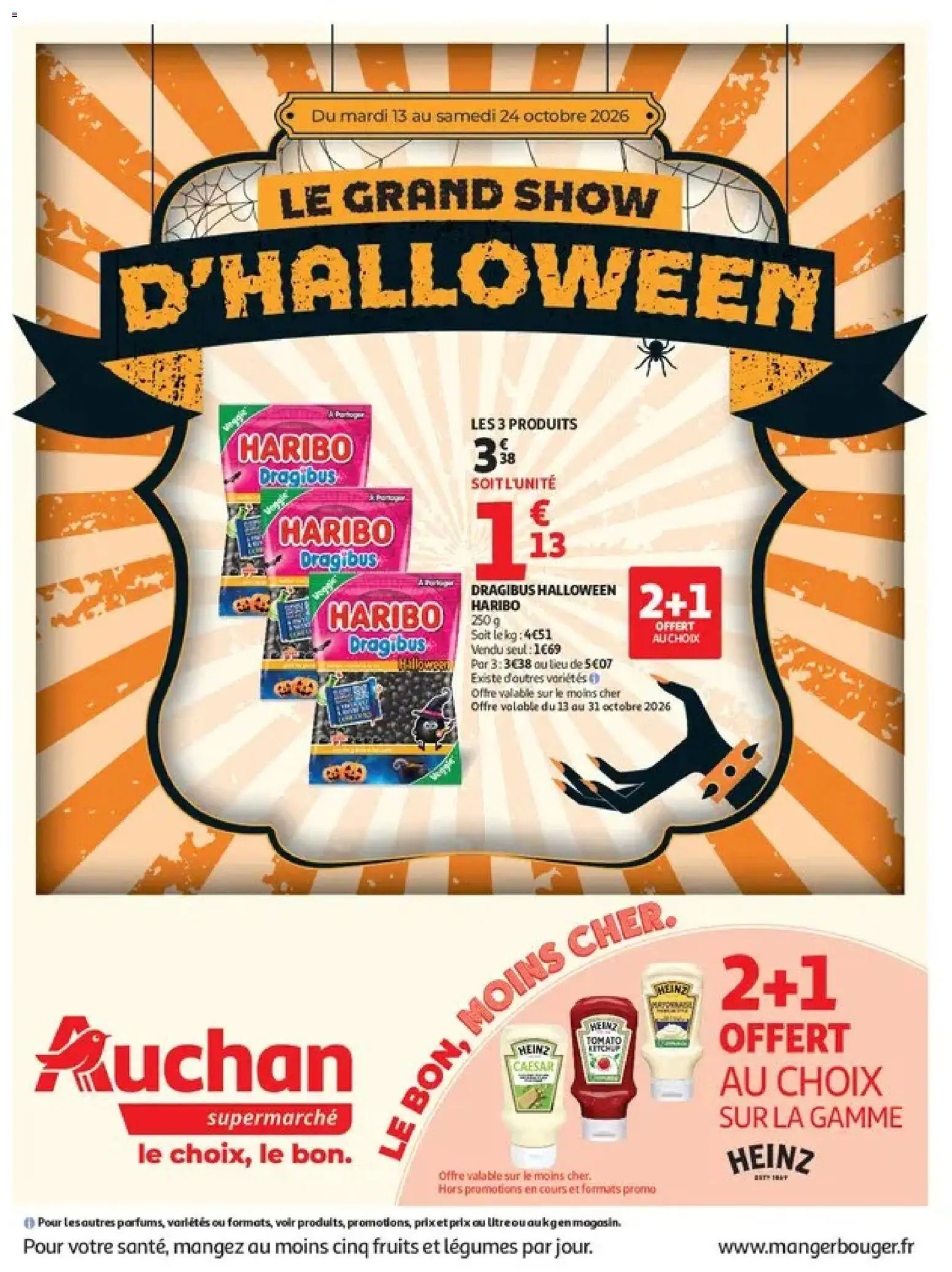 Auchan Halloween supers