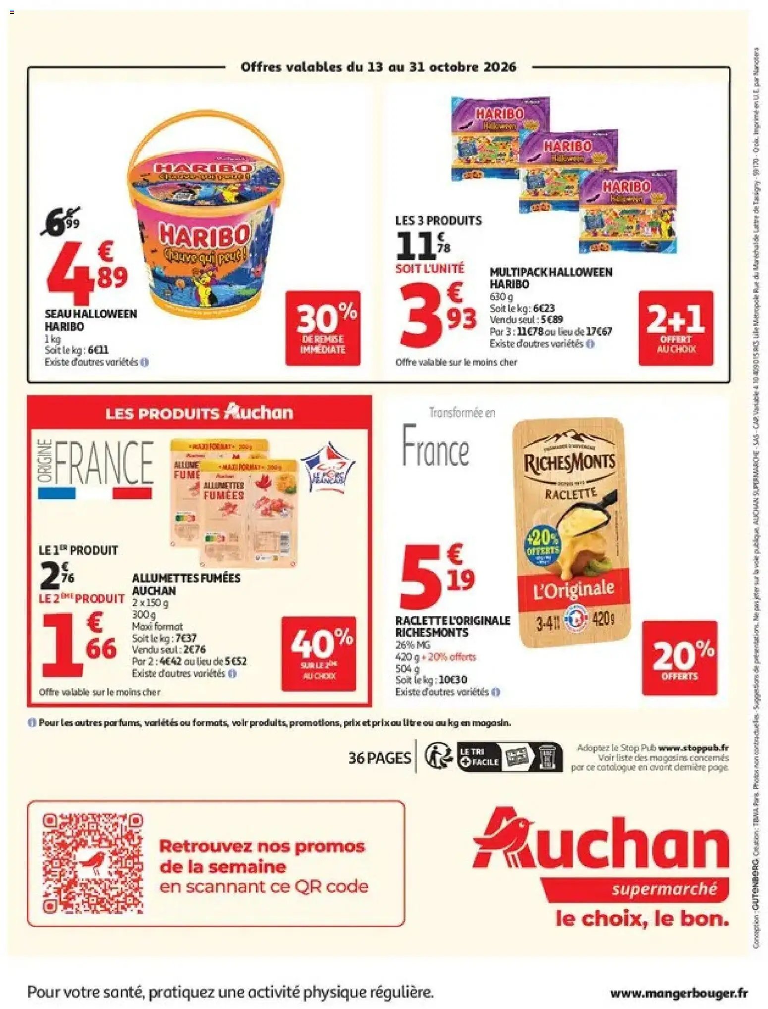 Auchan Halloween supers