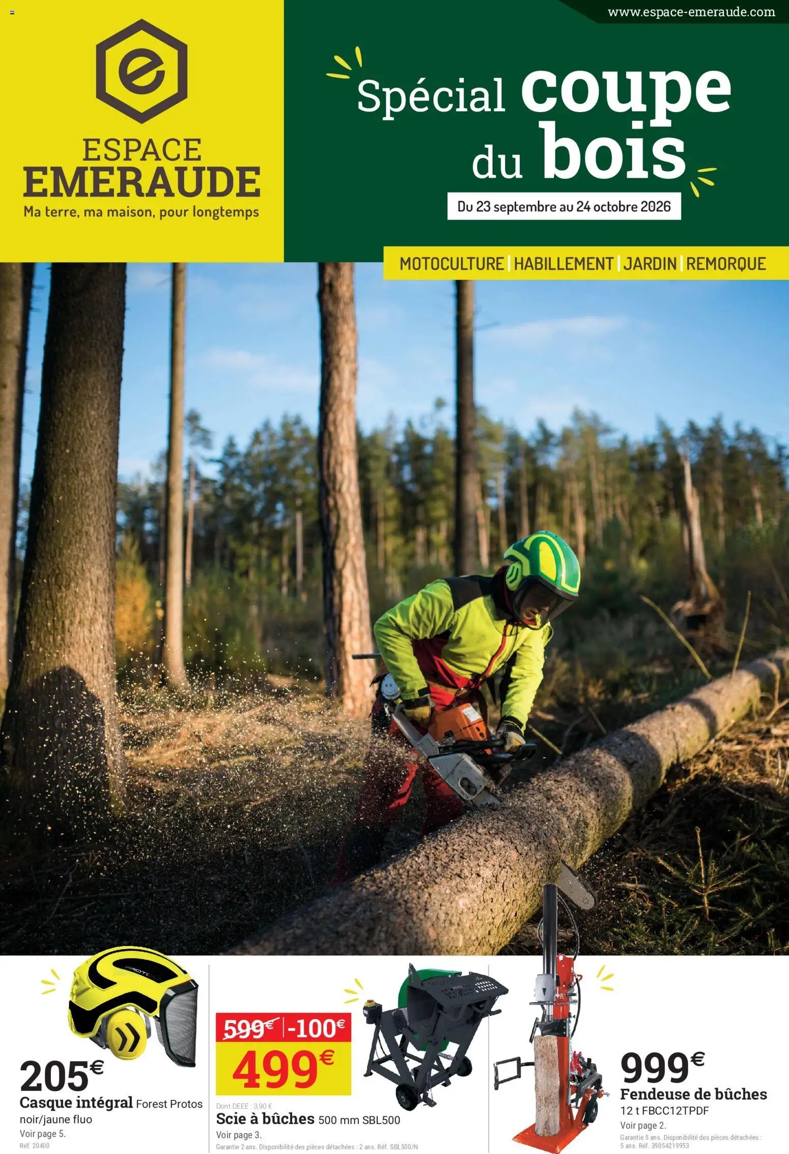 Espace Emeraude catalogue