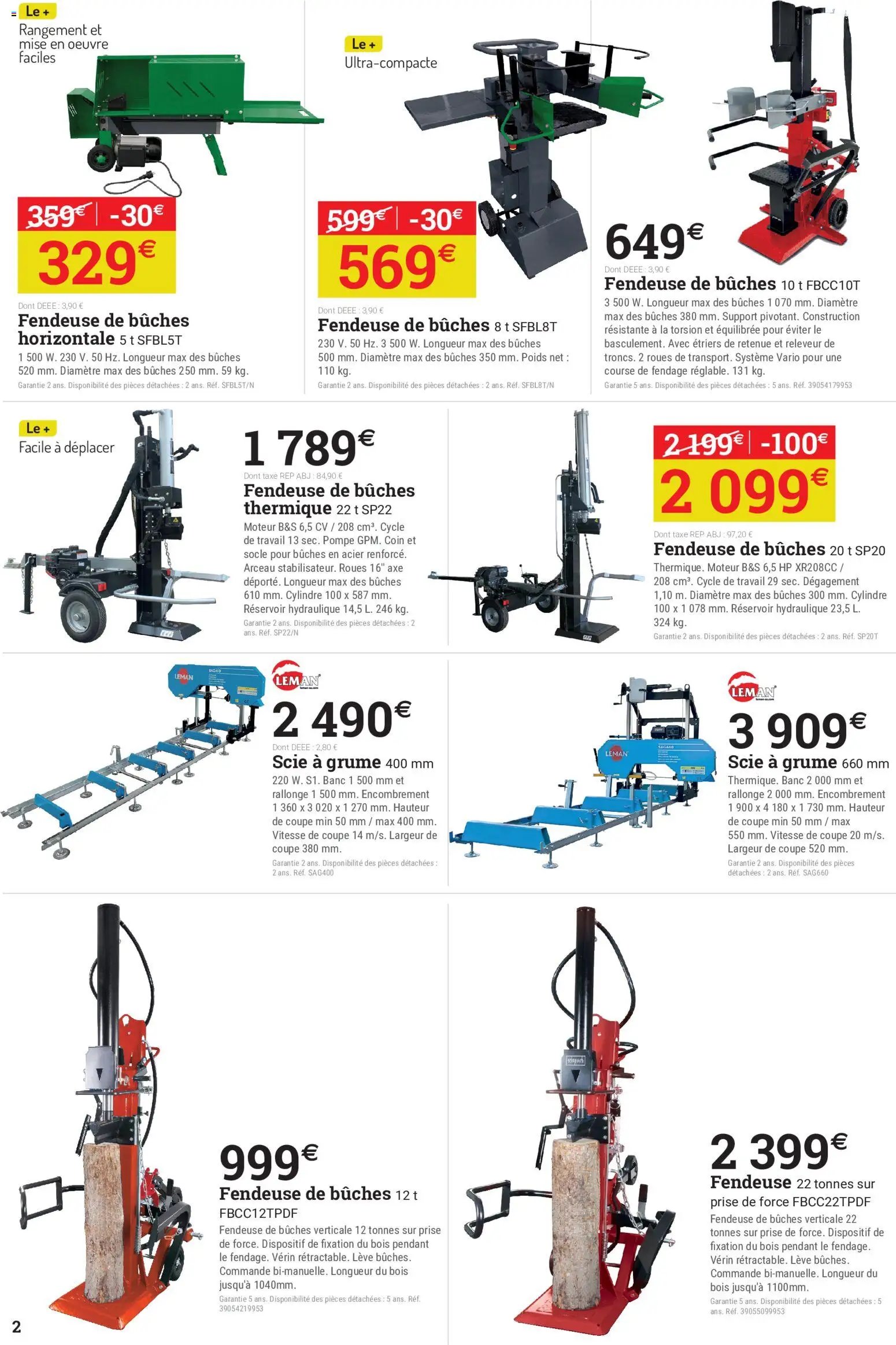 Espace Emeraude catalogue