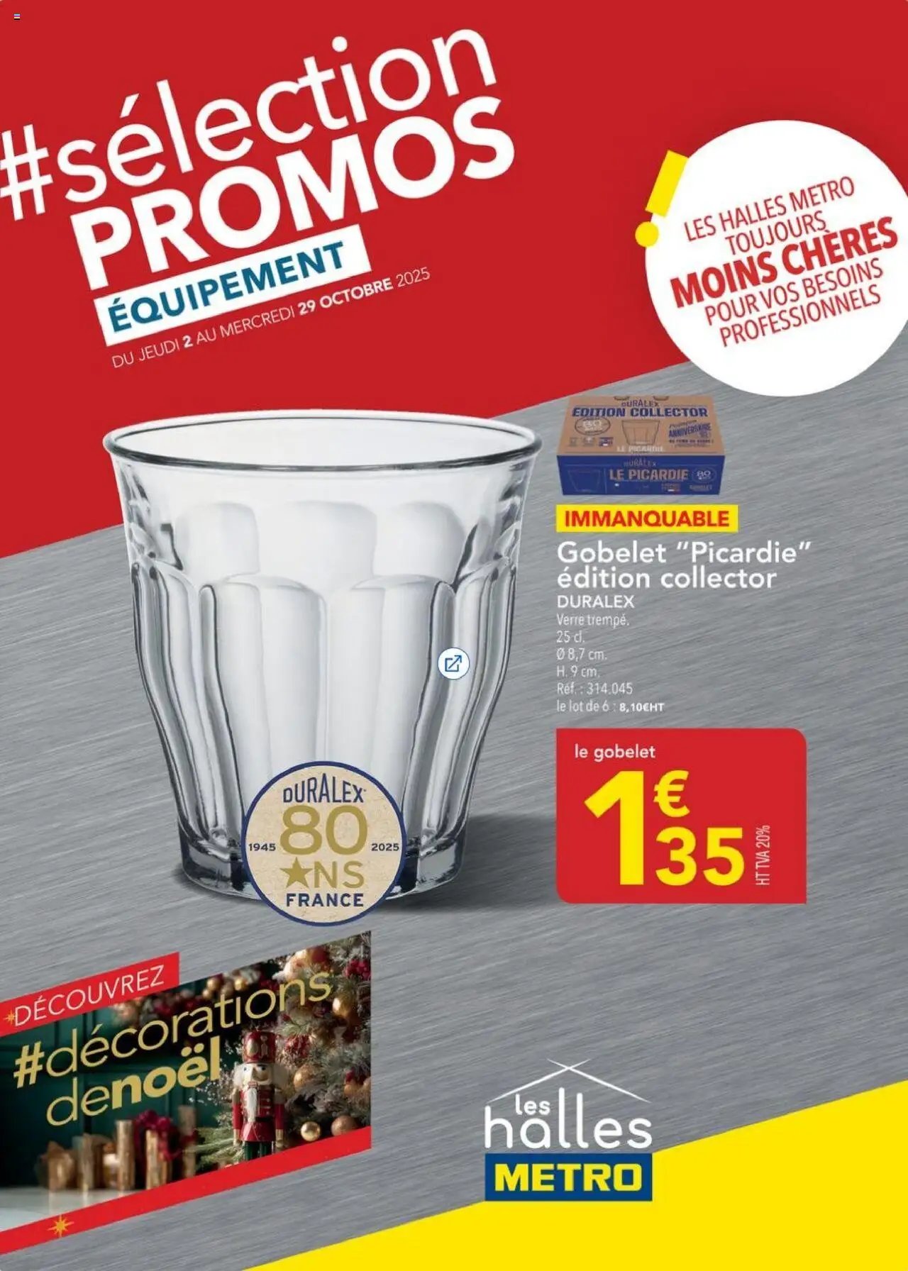 METRO - Sélection Promos Equipement (2025-10-02 - 2025-10-29)