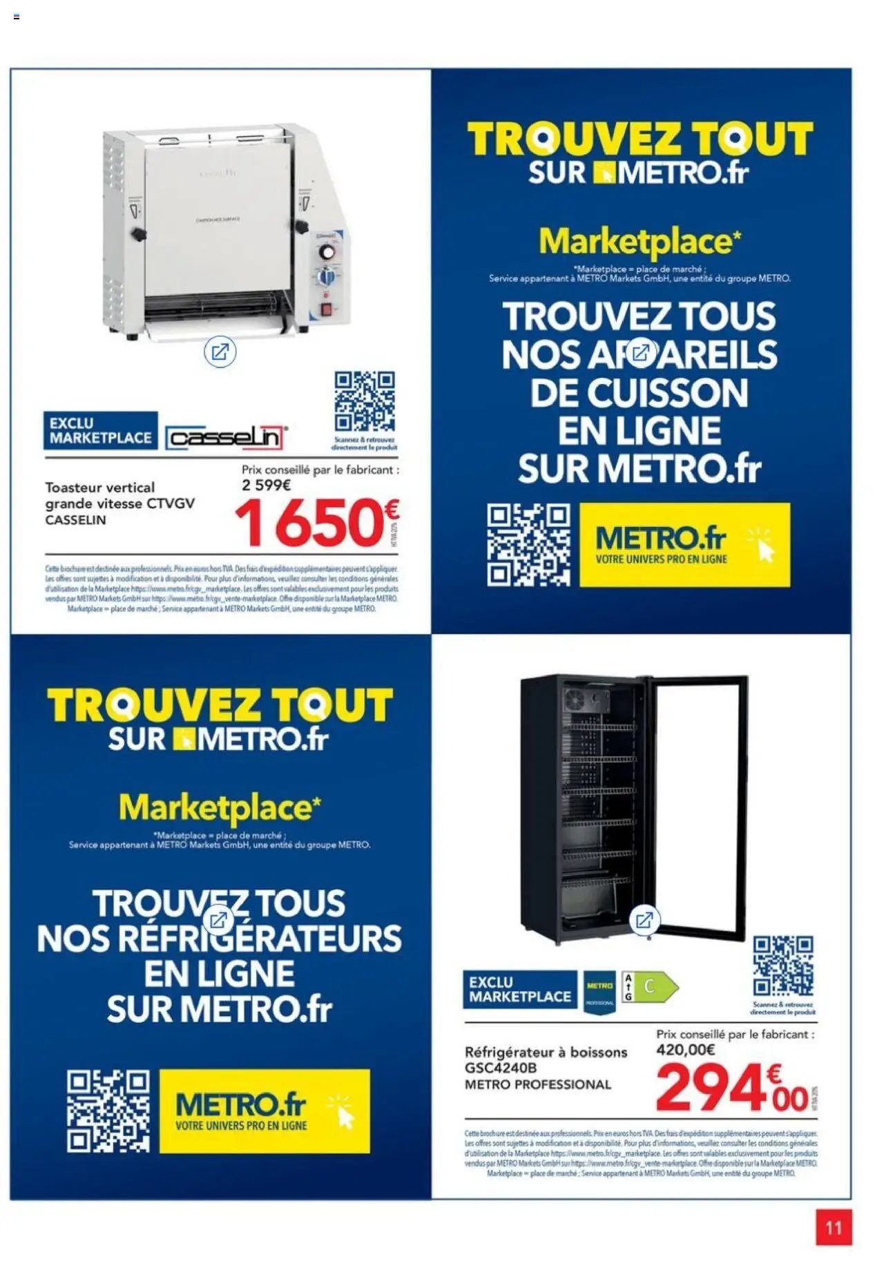 METRO - Sélection Promos Equipement (2025-10-02 - 2025-10-29)