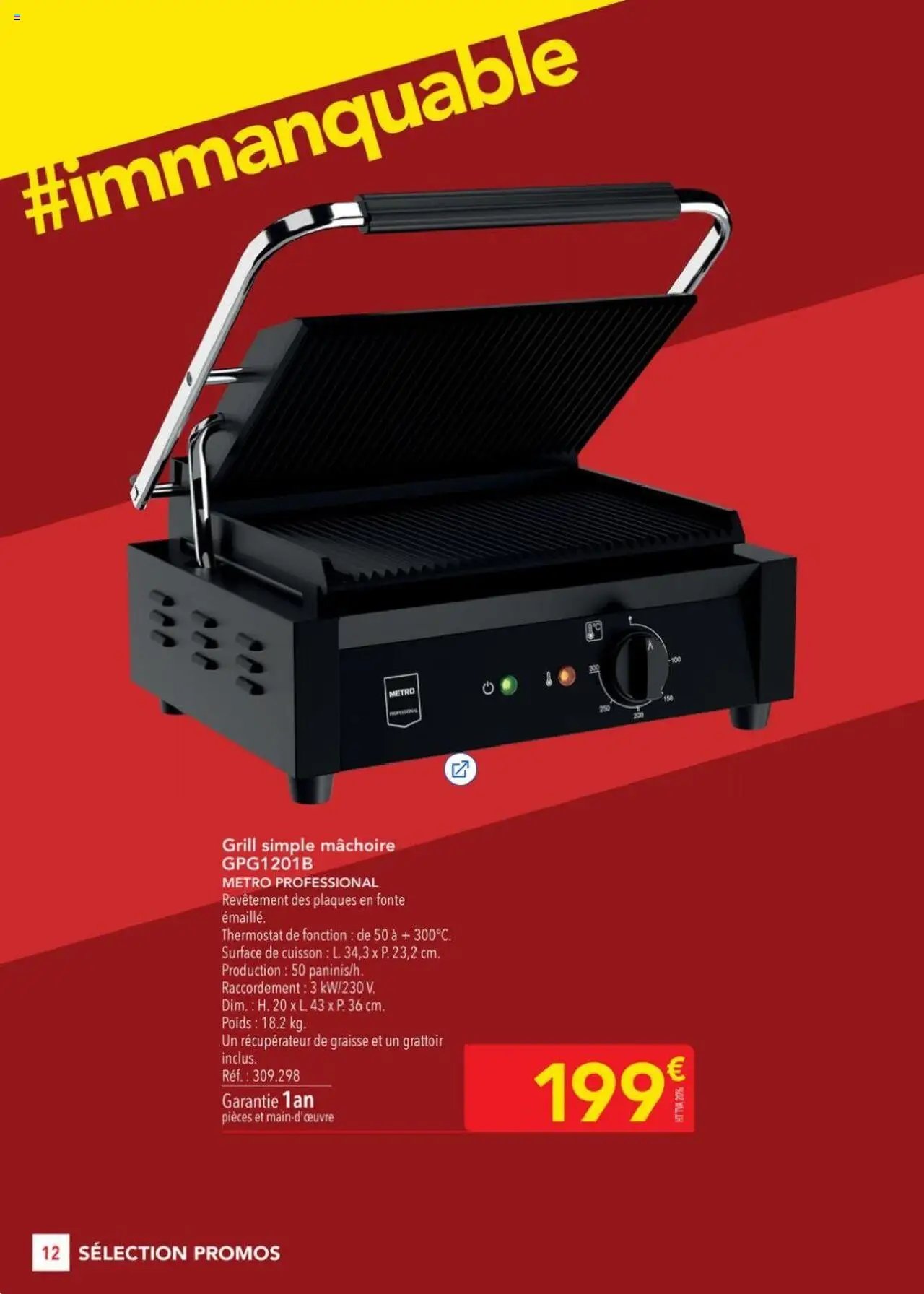 METRO - Sélection Promos Equipement (2025-10-02 - 2025-10-29)
