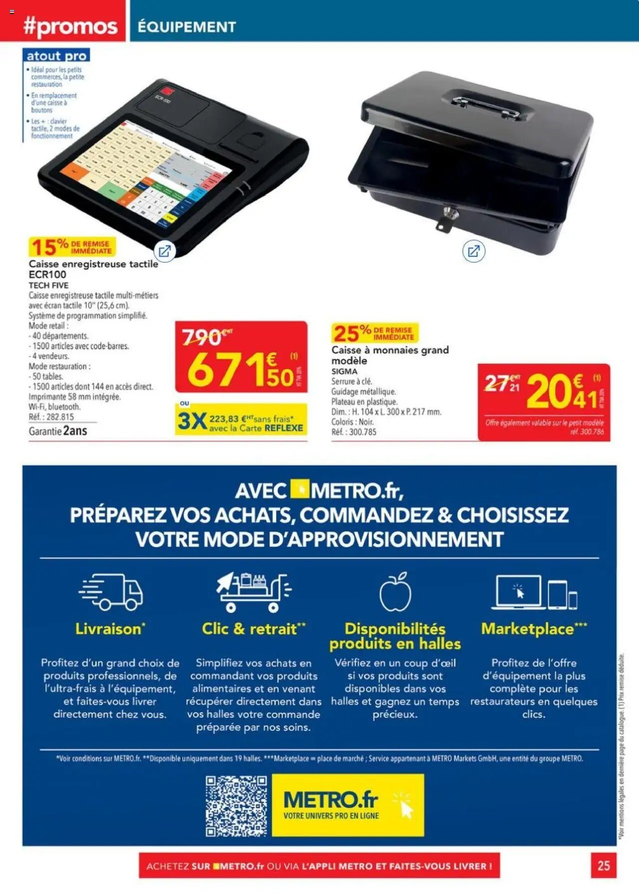 METRO - Sélection Promos Equipement (2025-10-02 - 2025-10-29)