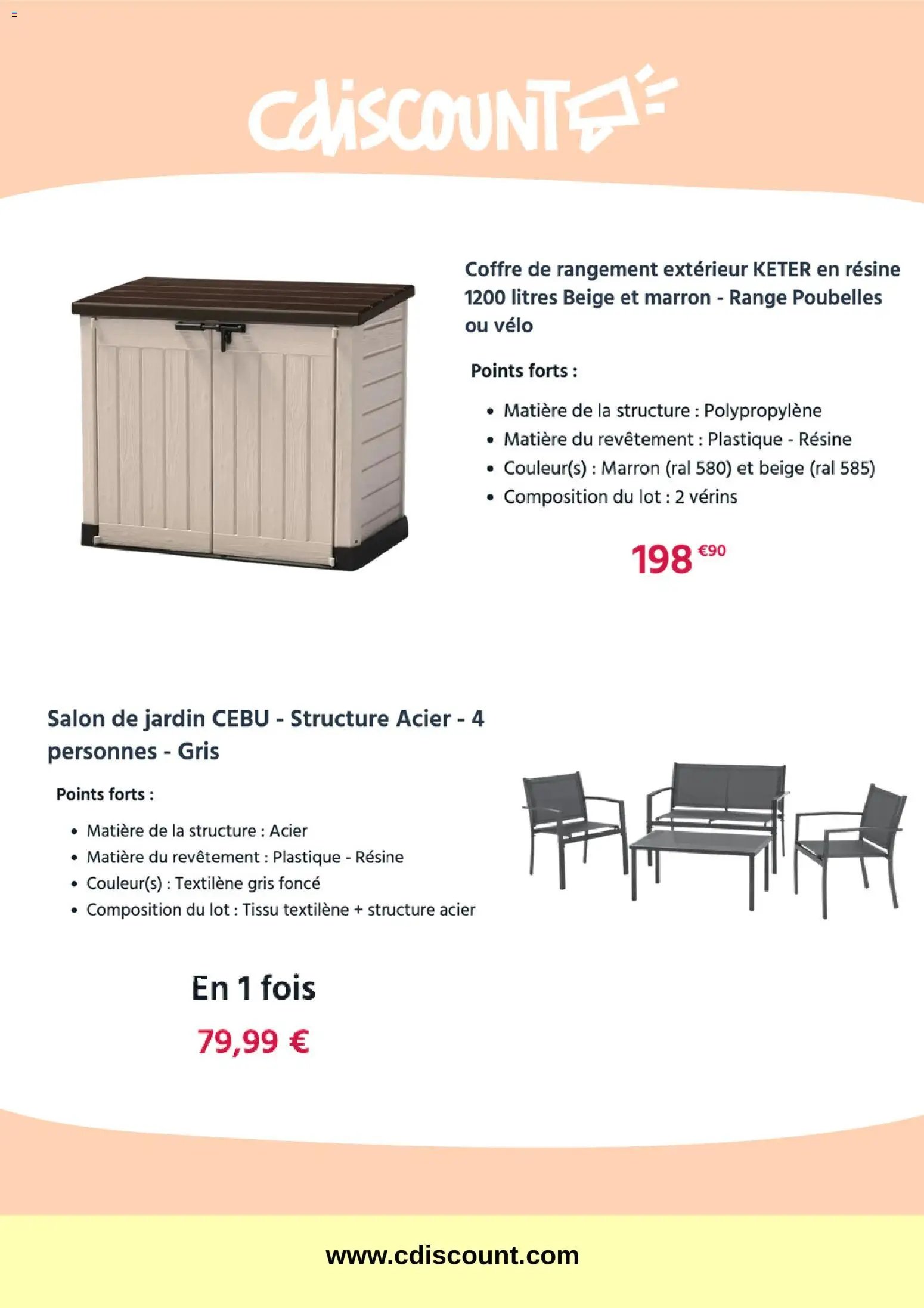 Cdiscount catalogue
