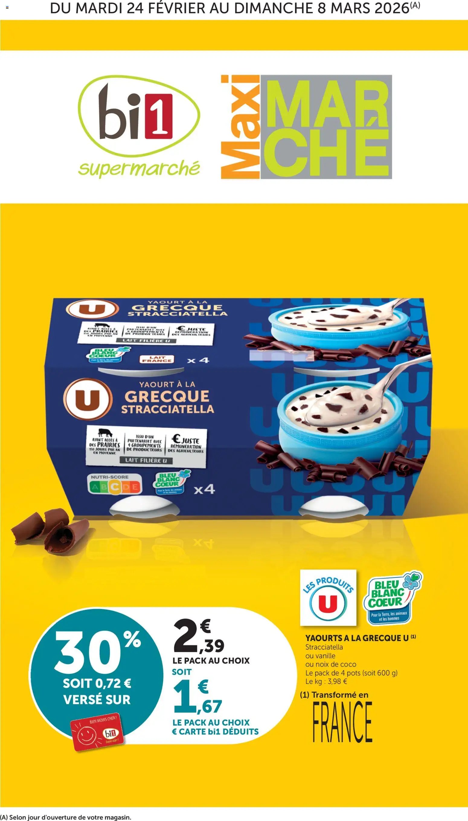 bi1 catalogue Maxi Marché